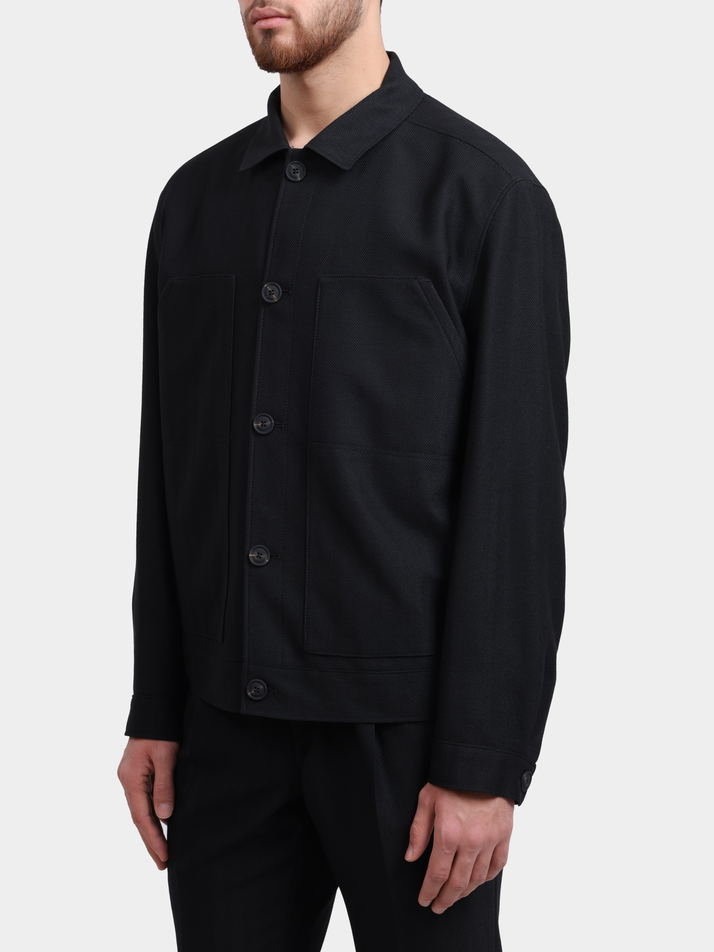 Пиджак Hugo 50544663 001 черный с карманами — купить в интернет-магазине Verdistore