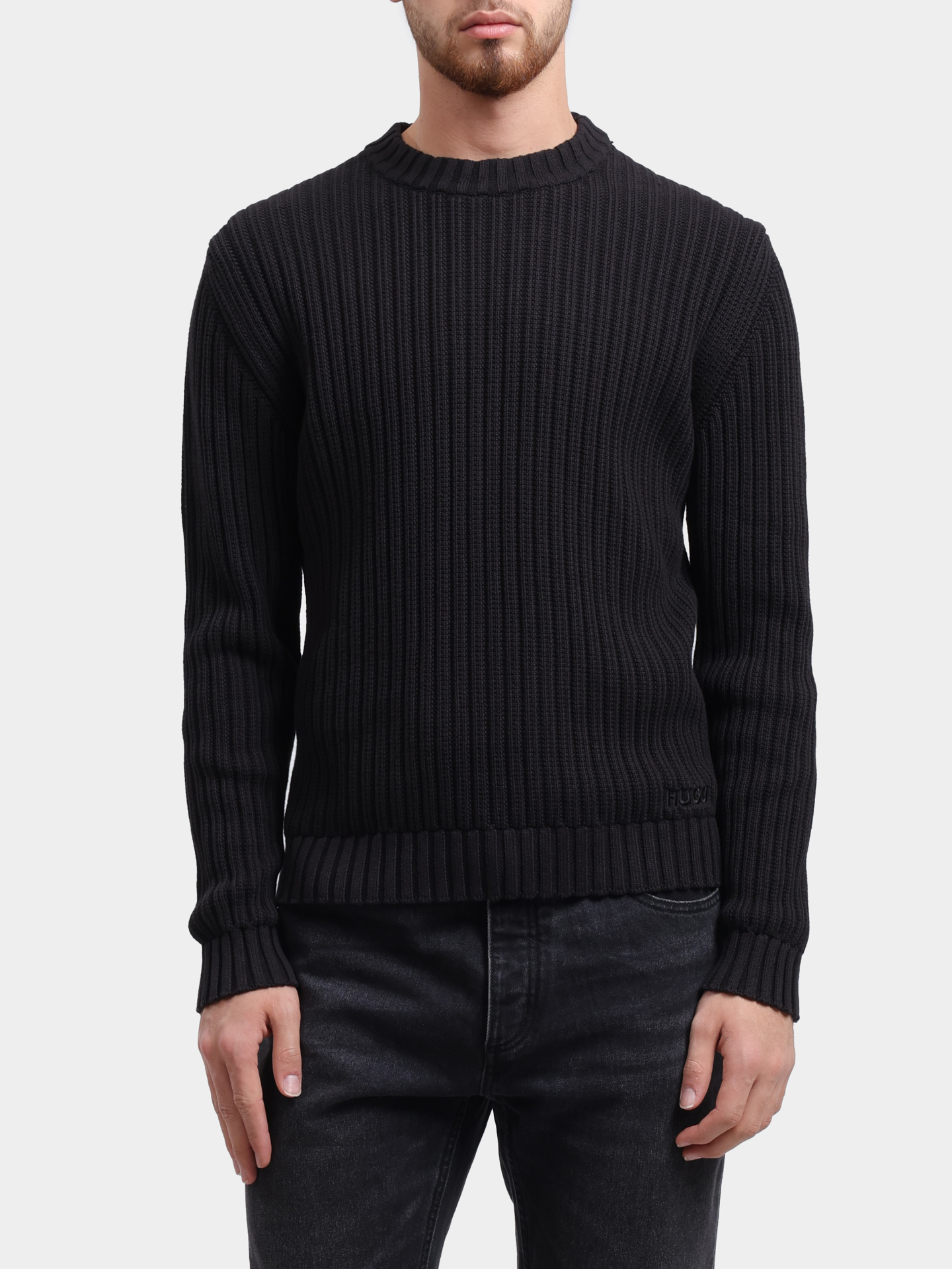 Свитер Sribben_1 10273630 01 50546863 001 черный мужской — купить в интернет-магазине Verdistore