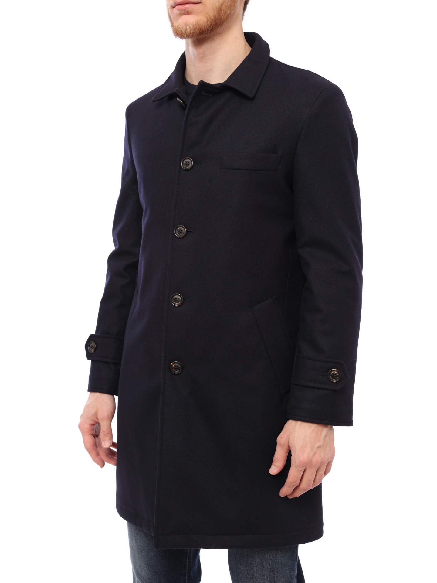 Пальто Brunello Cucinelli MM38P6387 шерстяное мужское — купить в интернет-магазине Verdistore