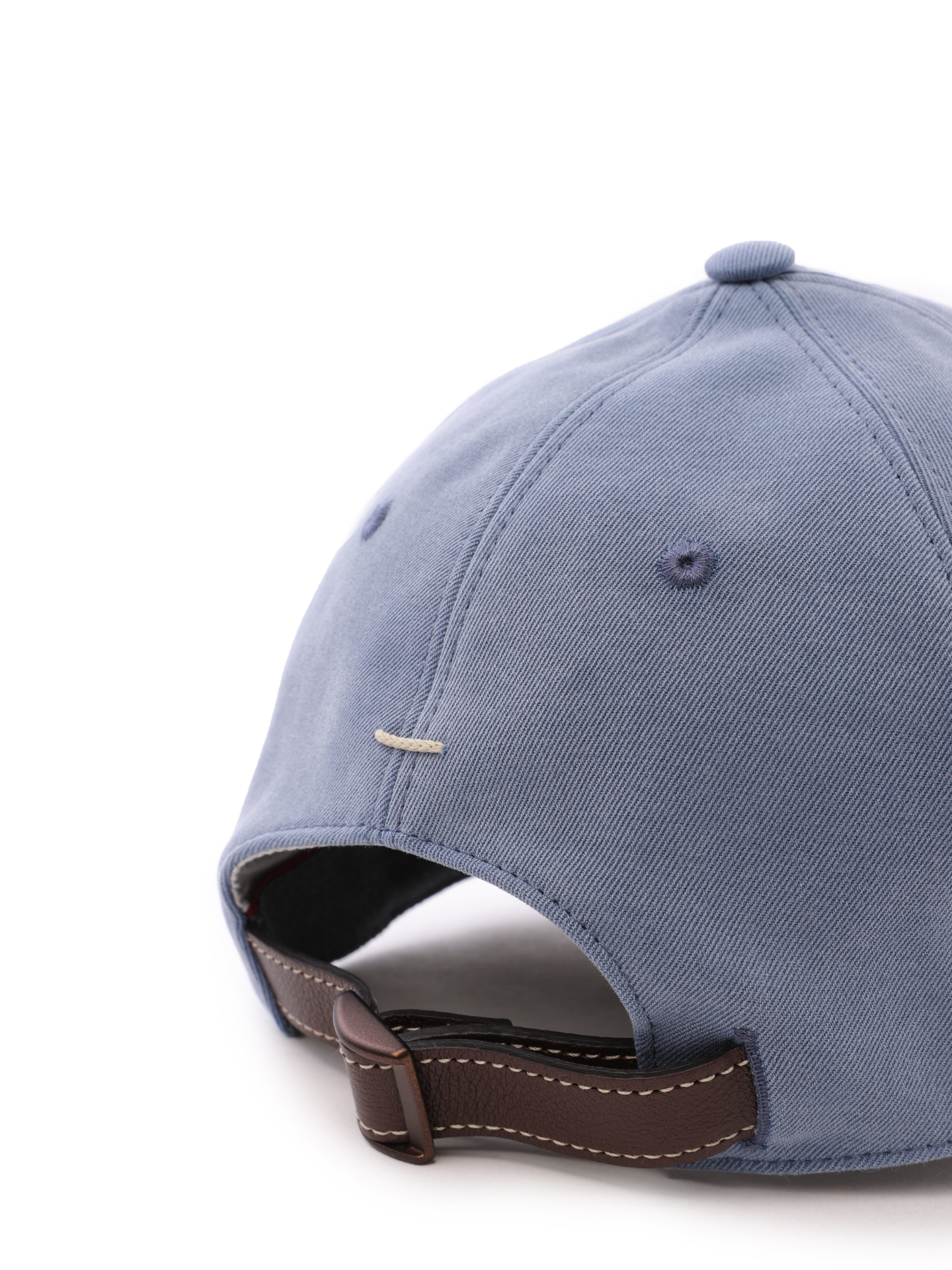 Бейсболка Brunello Cucinelli M252W9977 CBG56 голубая мужская из хлопка — купить в интернет-магазине Verdistore