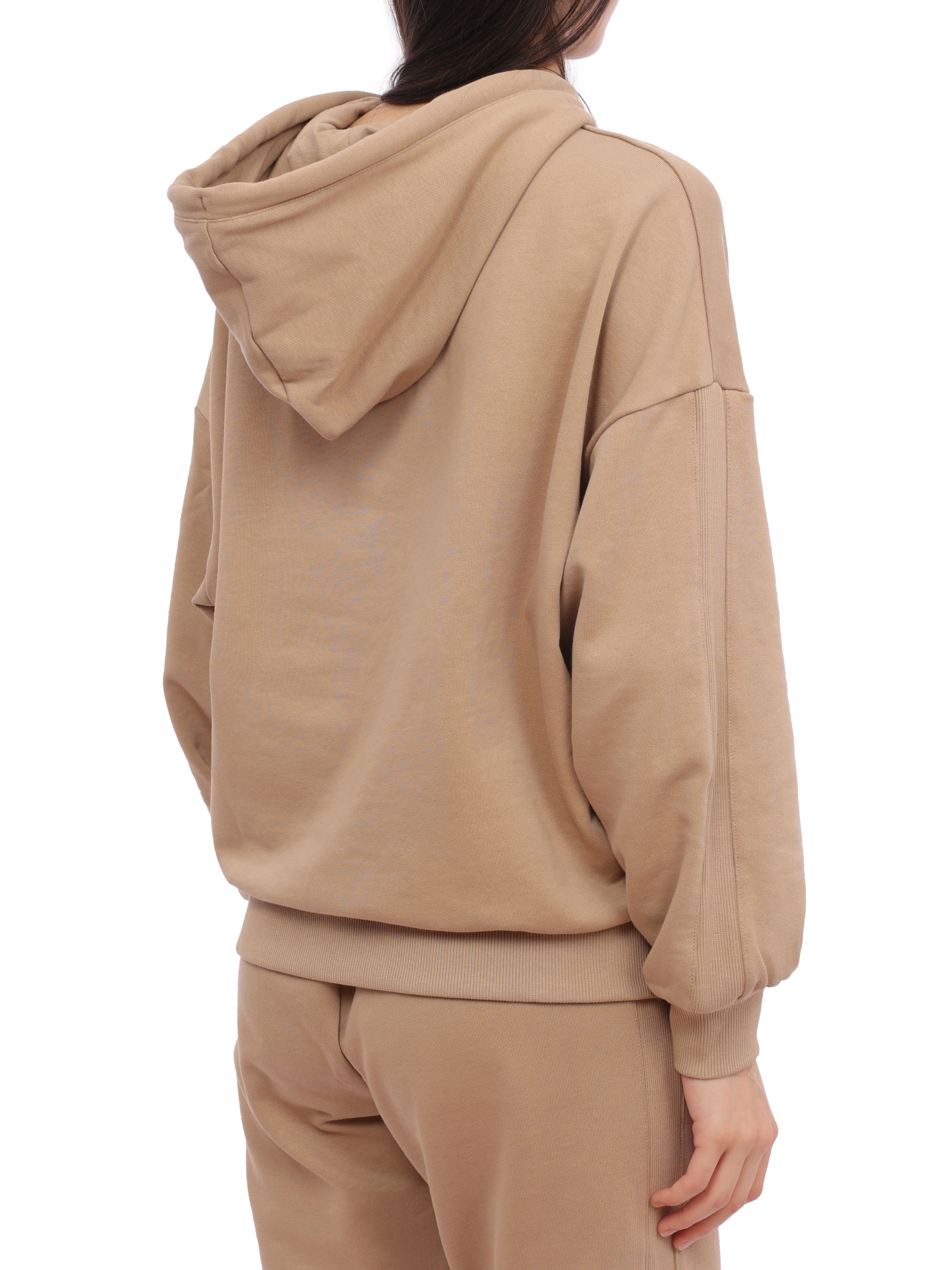 Худи Armani Exchange 6RYM38 YJEBZ 0748 бежевое женское с логотипом — купить в интернет-магазине Verdistore