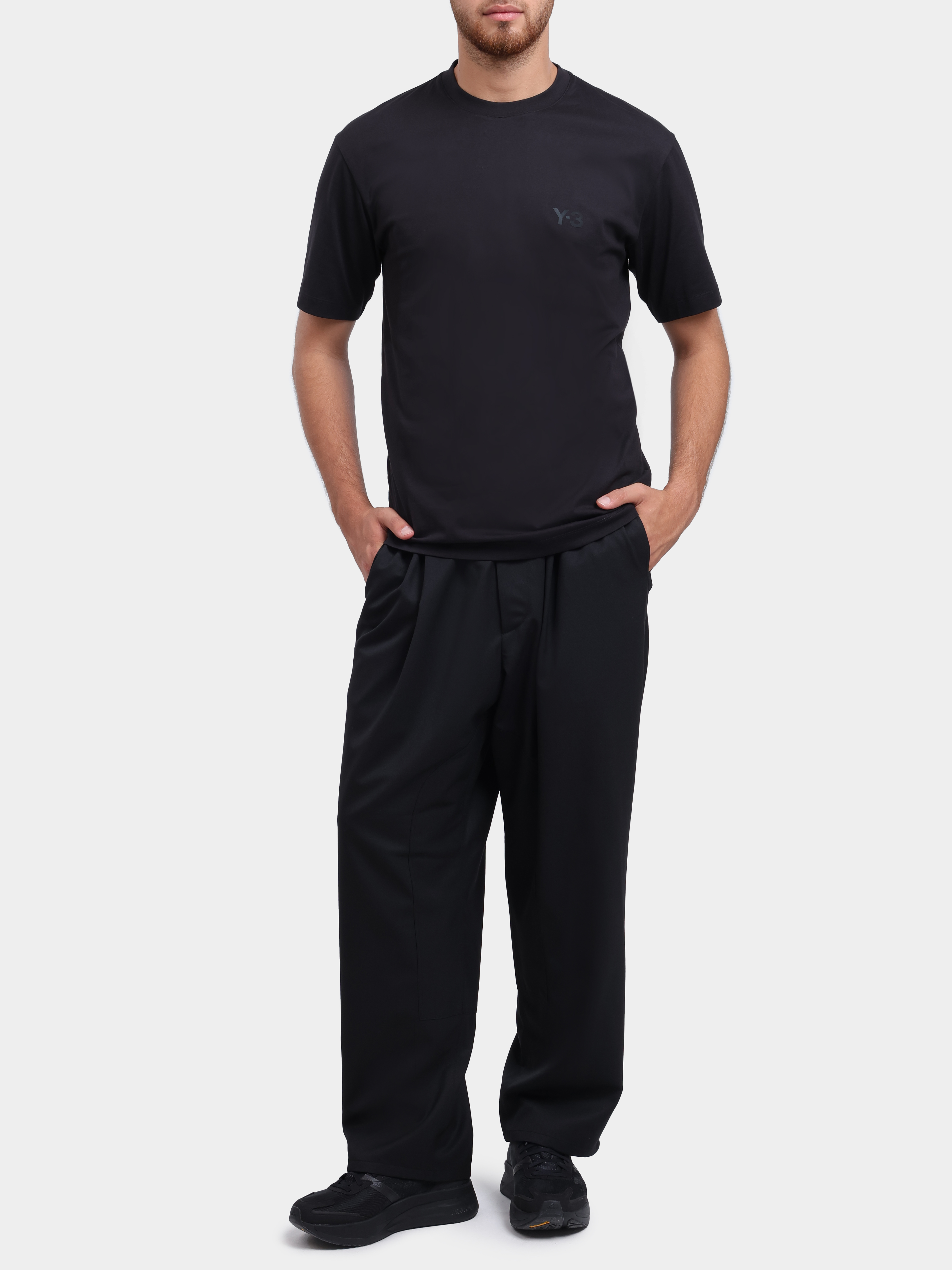 Футболка Y-3 IW0066 черная мужская из хлопка — купить в интернет-магазине Verdistore