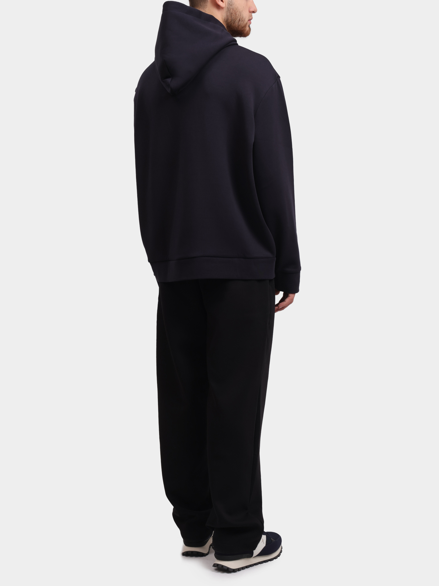 Худи Armani Exchange XM000482 AF10818 UB101 темно-синее мужское — купить в интернет-магазине Verdistore