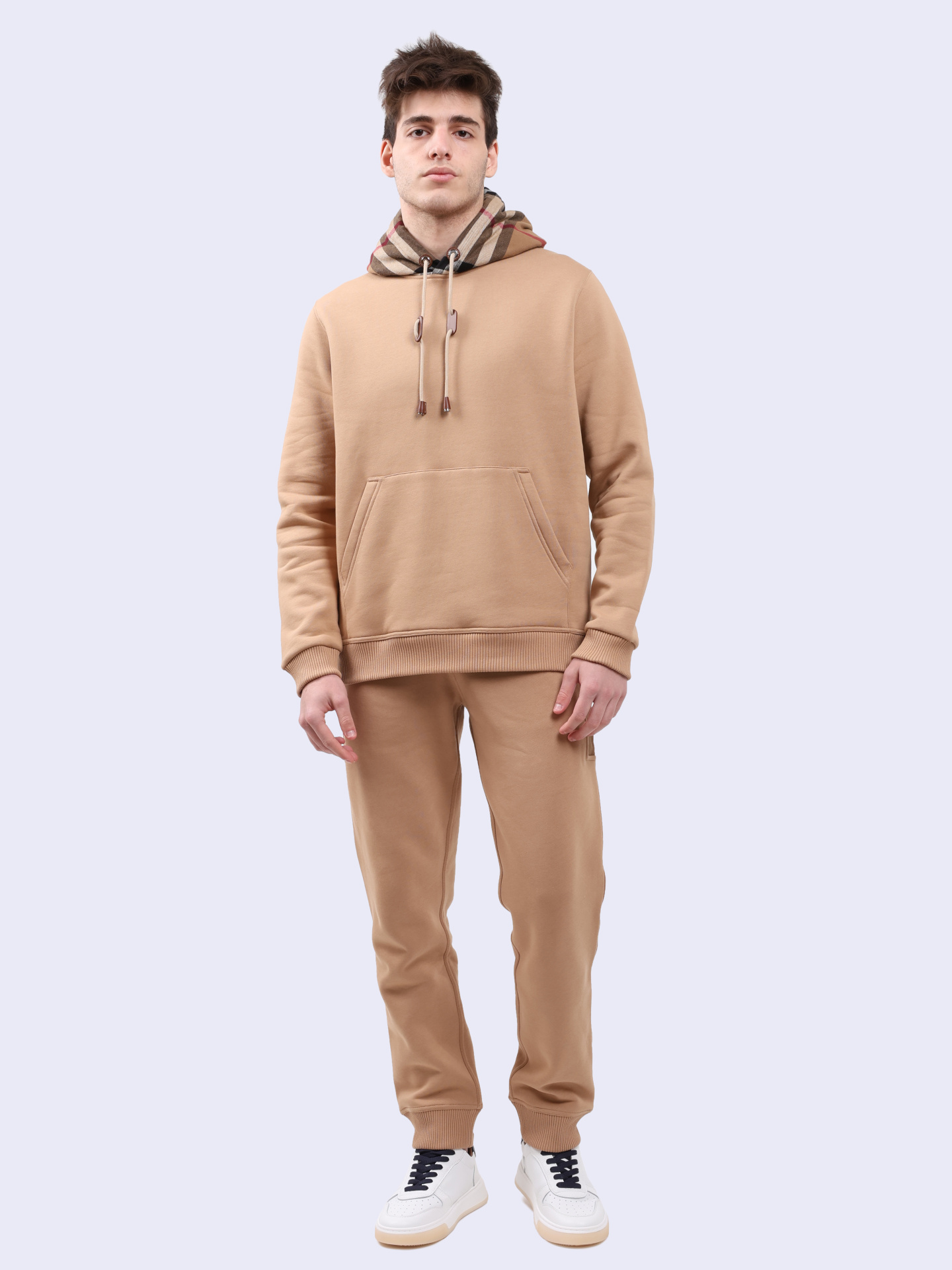 Брюки Burberry 8045014 A1420 бежевые мужские — купить в интернет-магазине Verdistore