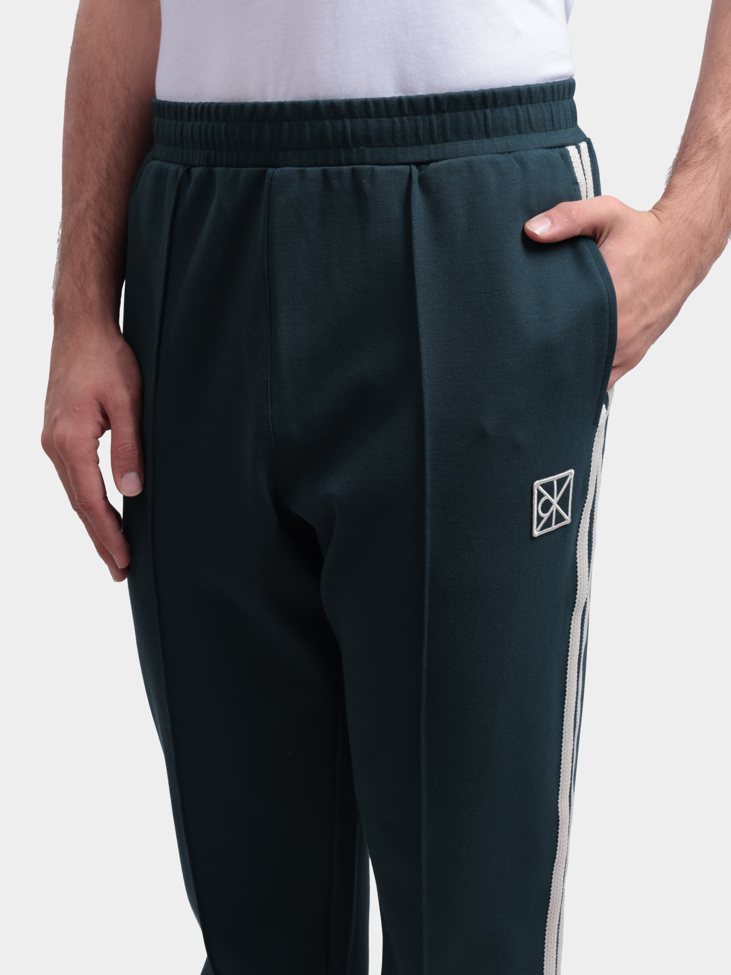 Брюки спортивные Calvin Klein LV04LF237G PZM зеленые мужские — купить в интернет-магазине Verdistore