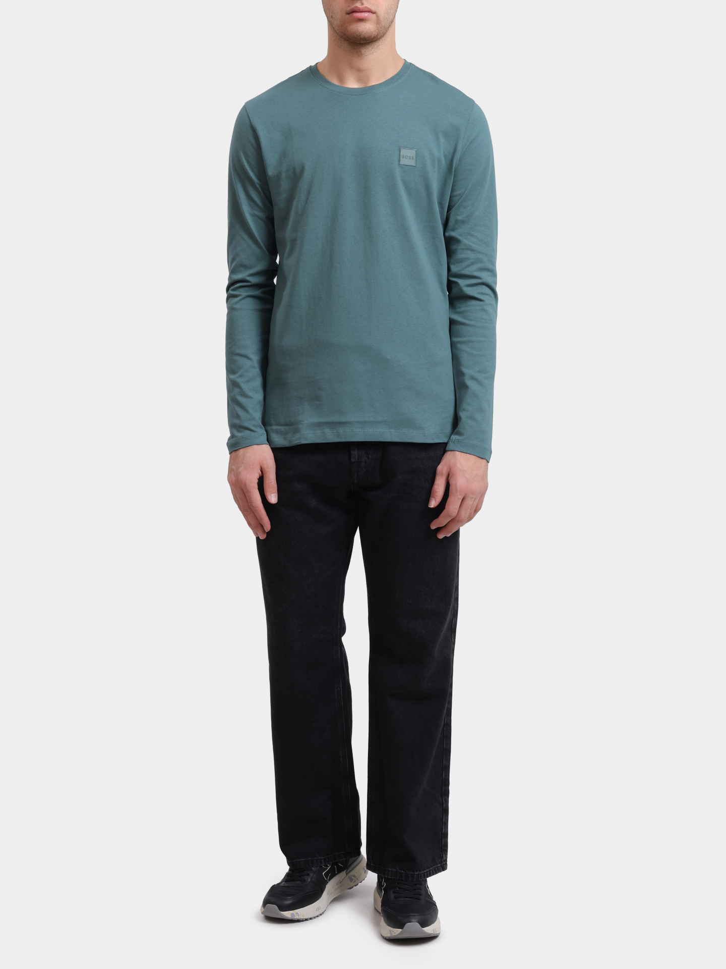 Лонгслив Tacks 10242631 02 50512111 369 зеленая мужская — купить в интернет-магазине Verdistore