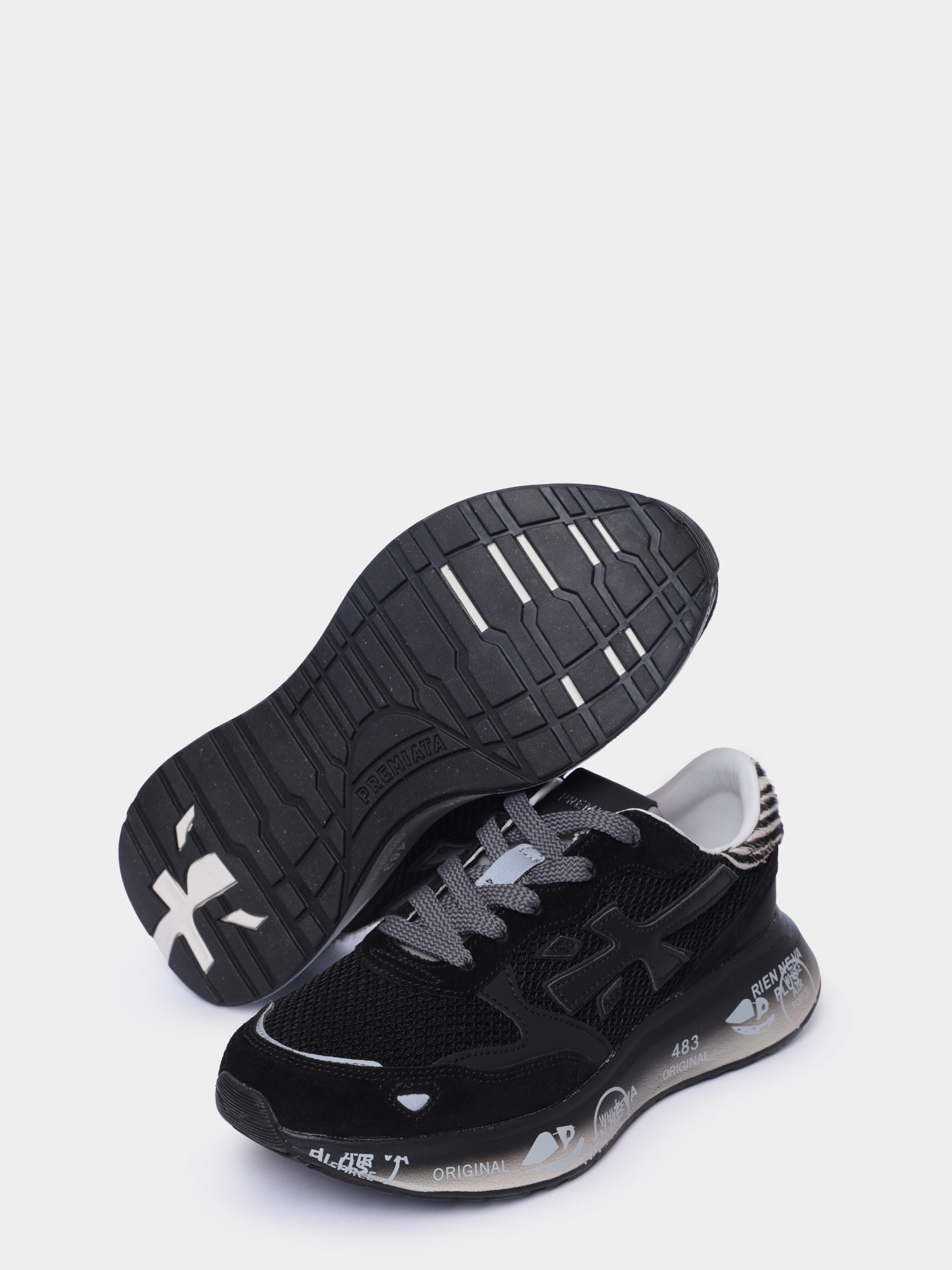 Кроссовки Premiata LAURYN VAR 7779 комбинированные женские — купить в интернет-магазине Verdistore