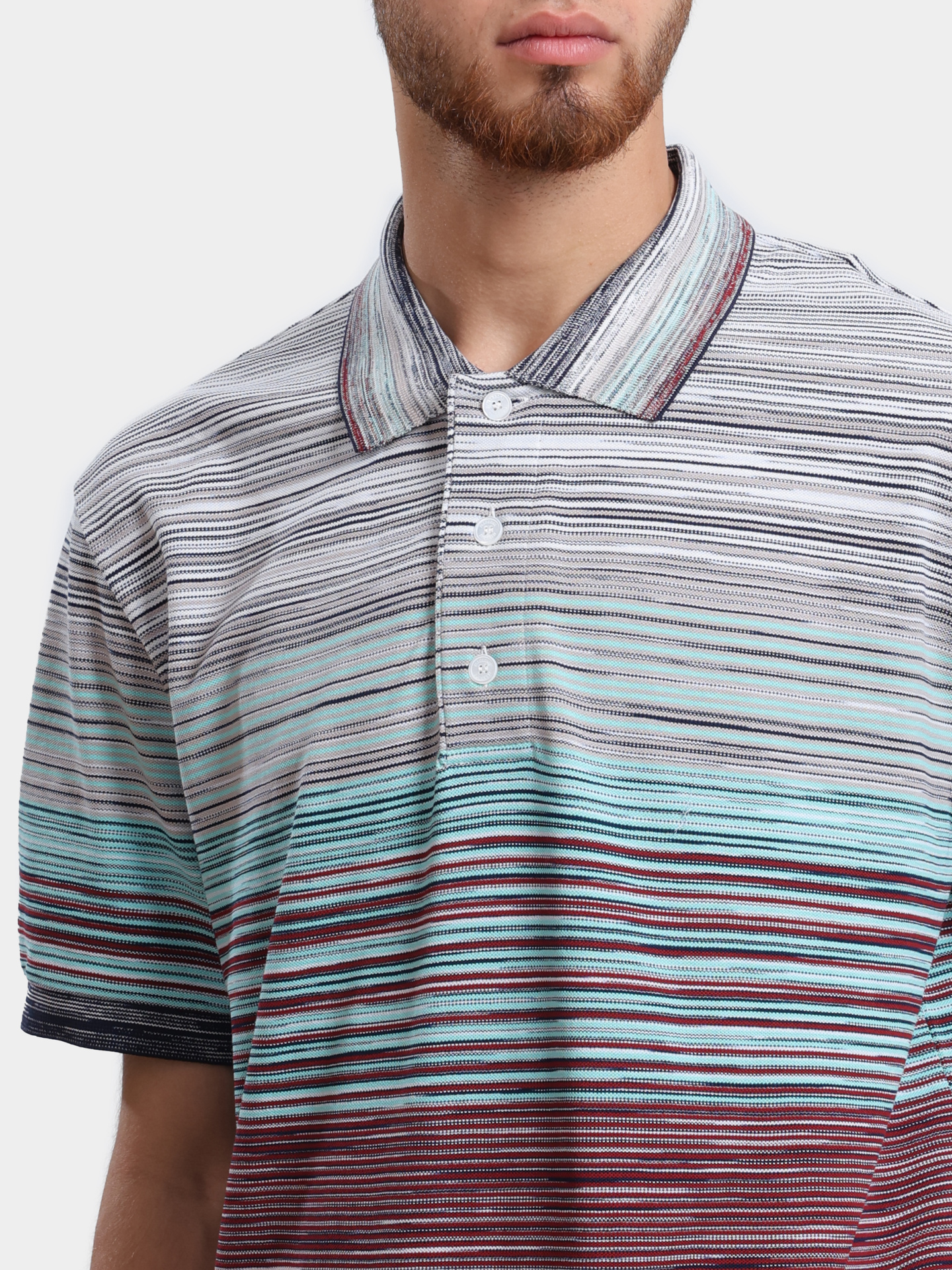 Поло MISSONI US25S20G BJ0014 SM9KT хлопковое мужское — купить в интернет-магазине Verdistore