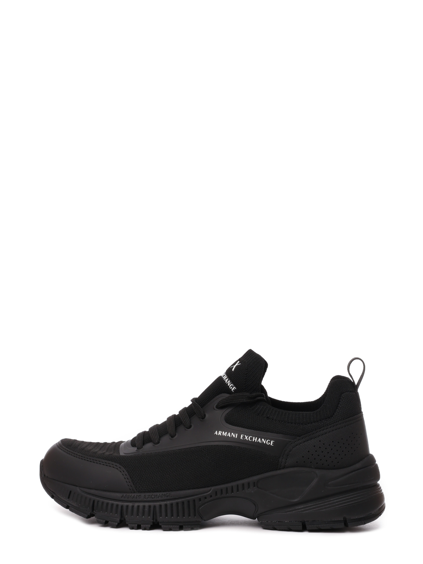 Кроссовки Armani Exchange XUX232 XV870 00002 черные мужские с изогнутой подошвой — купить в интернет-магазине Verdistore