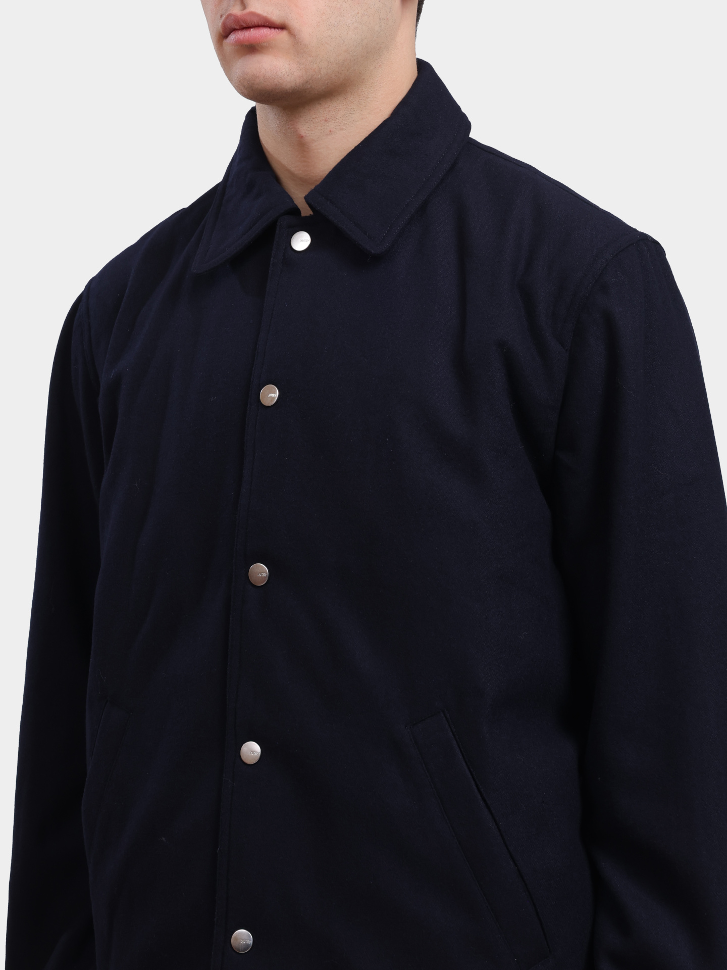 Куртка-рубашка Autry JAPX - O5IV темно-синяя мужская — купить в интернет-магазине Verdistore