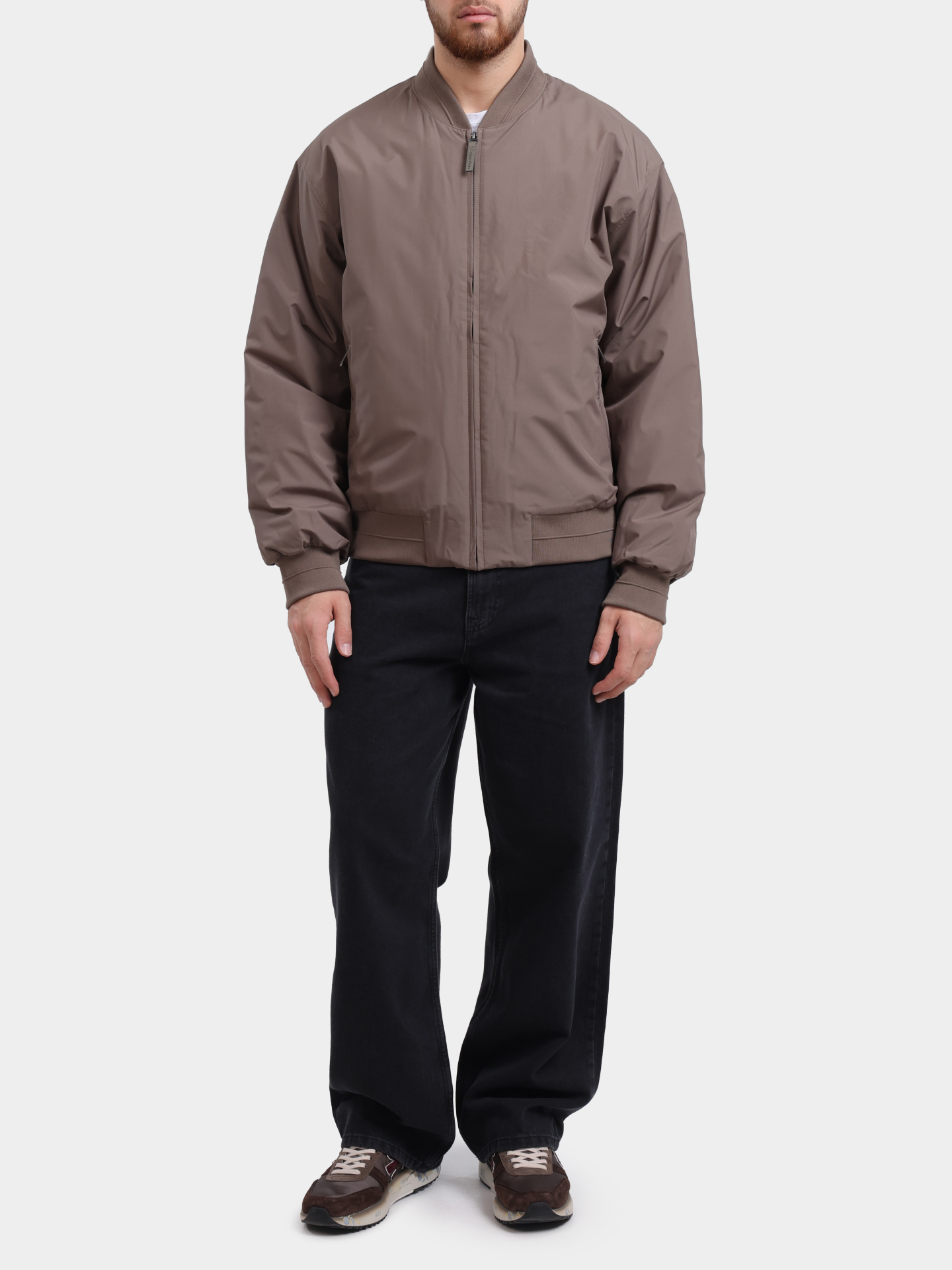 Бомбер Calvin Klein LV04LC513G CEF коричневый мужской — купить в интернет-магазине Verdistore