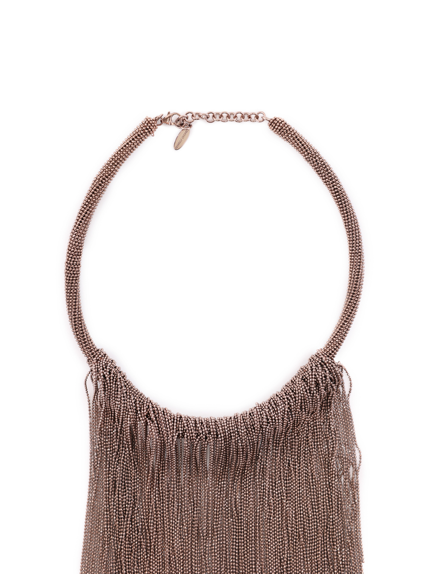 Ожерелье Brunello Cucinelli MCOW9G315 C170 коричневое женское — купить в интернет-магазине Verdistore
