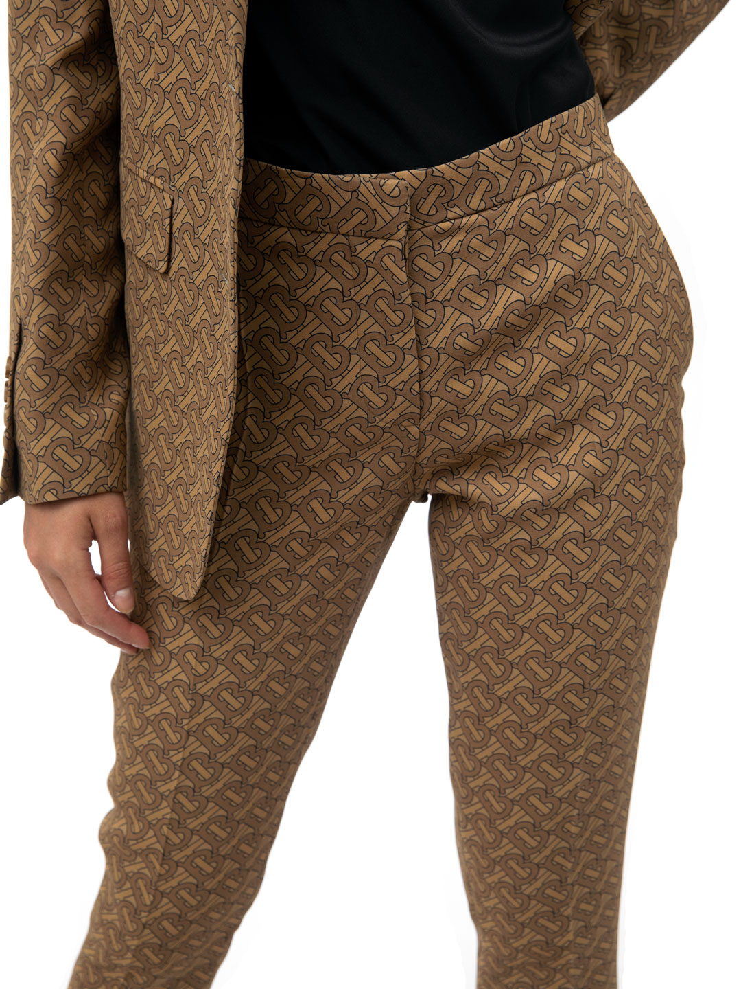 Брюки Burberry 8017247 A7295 шелковые женские — купить в интернет-магазине Verdistore