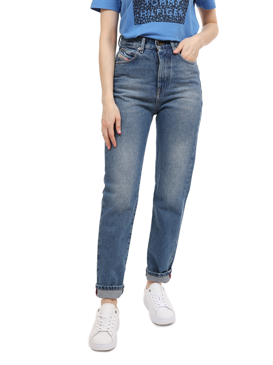 Джинсы Diesel 00SMNI синие женские — купить в интернет-магазине Verdistore