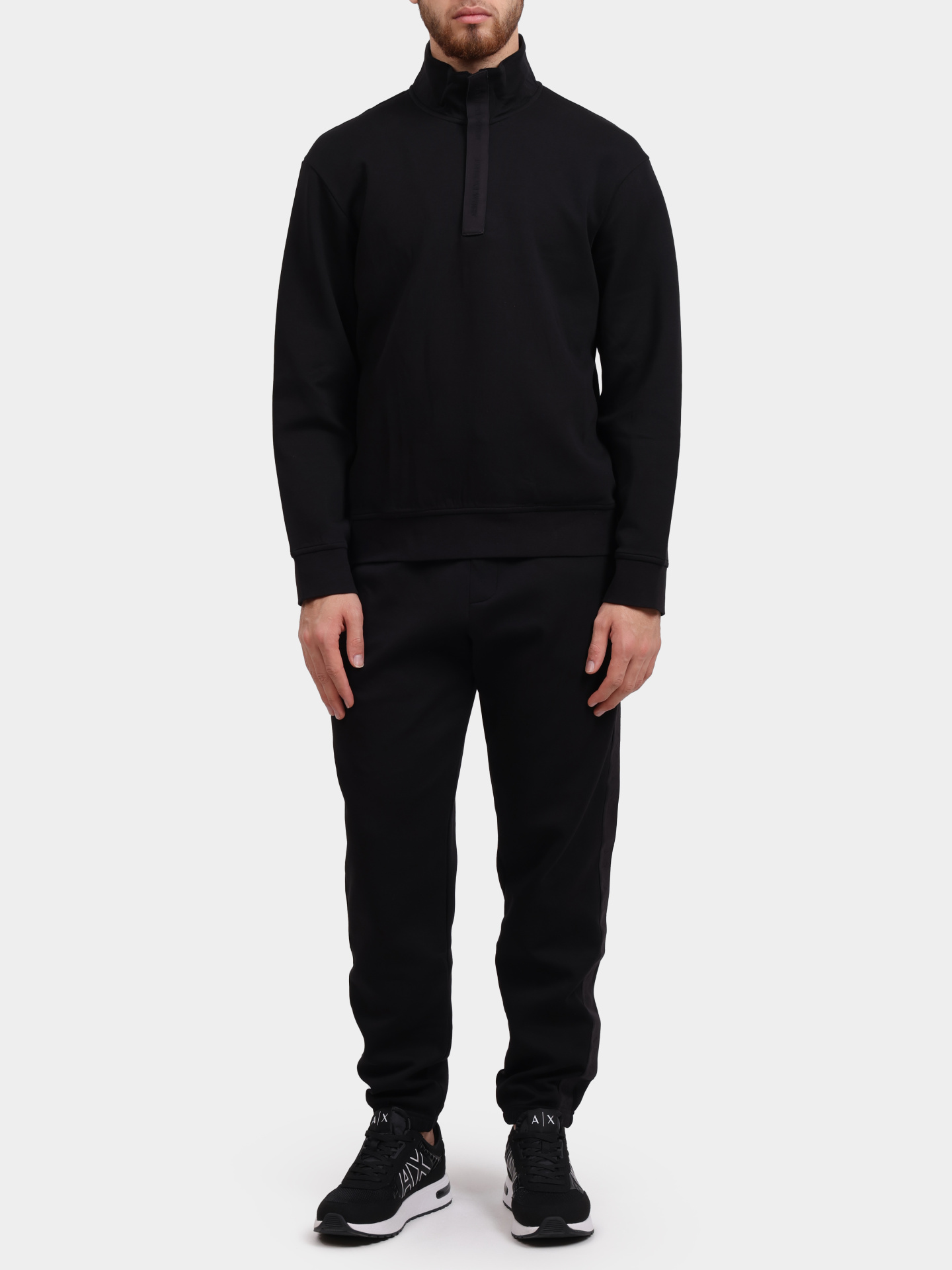 Свитшот XM001295 AF10818 UC001 мужской с воротником-стойкой — купить в интернет-магазине Verdistore