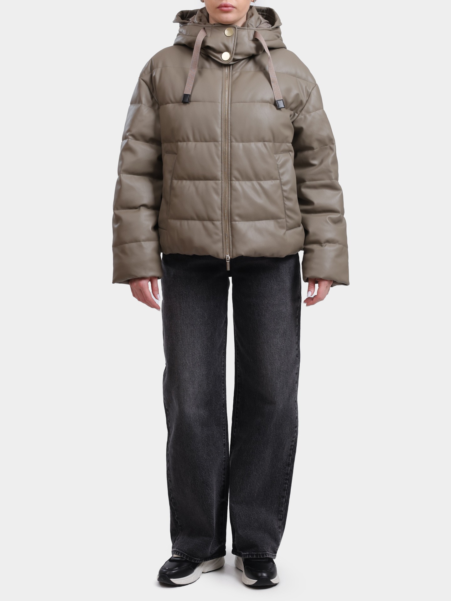 Куртка Armani Exchange XW000673 AF16106 U6242 бежевая женская — купить в интернет-магазине Verdistore