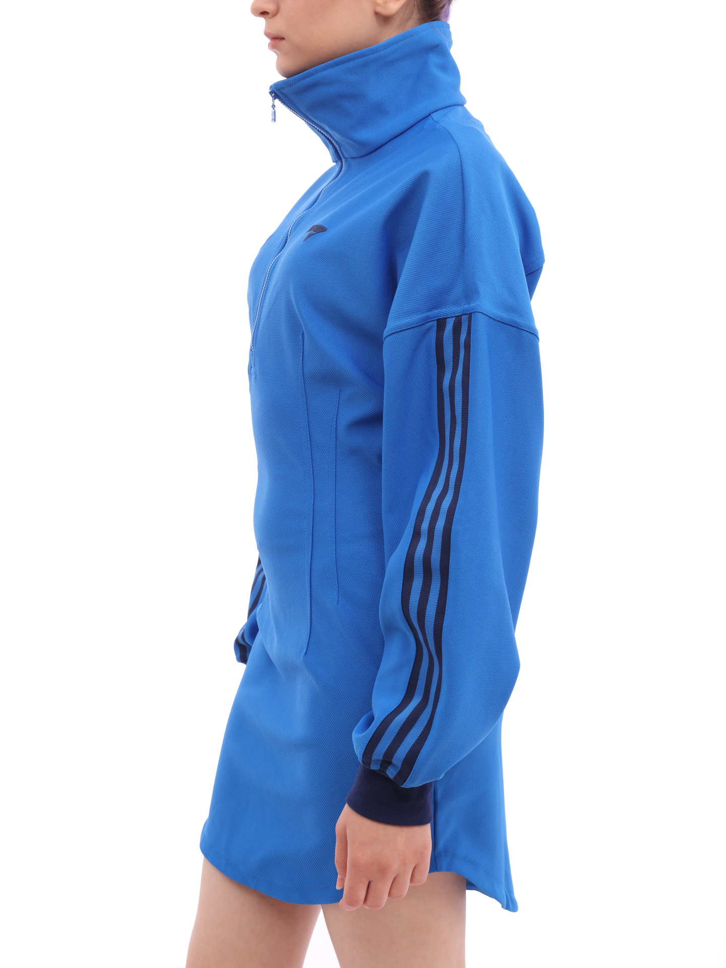 Платье Adidas H20388 женское синее с полосками — купить в интернет-магазине Verdistore