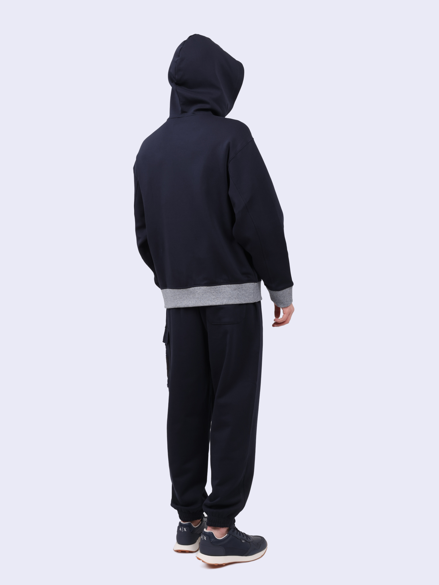 Худи Armani Exchange 6DZMJH ZJZGZ 1510 комбинированное мужское — купить в интернет-магазине Verdistore