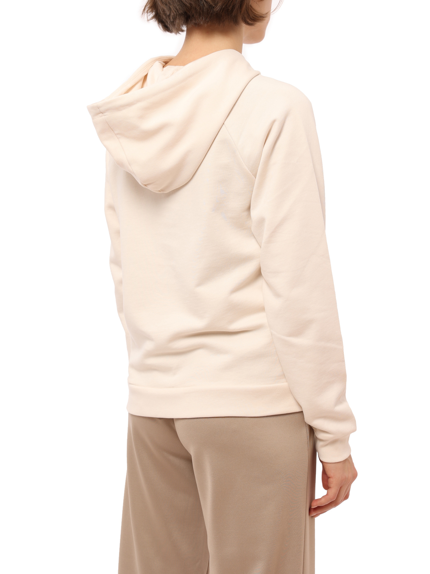 Худи Armani Exchange 6LYM27 YJ5VZ 1130 молочное женское с логотипом — купить в интернет-магазине Verdistore