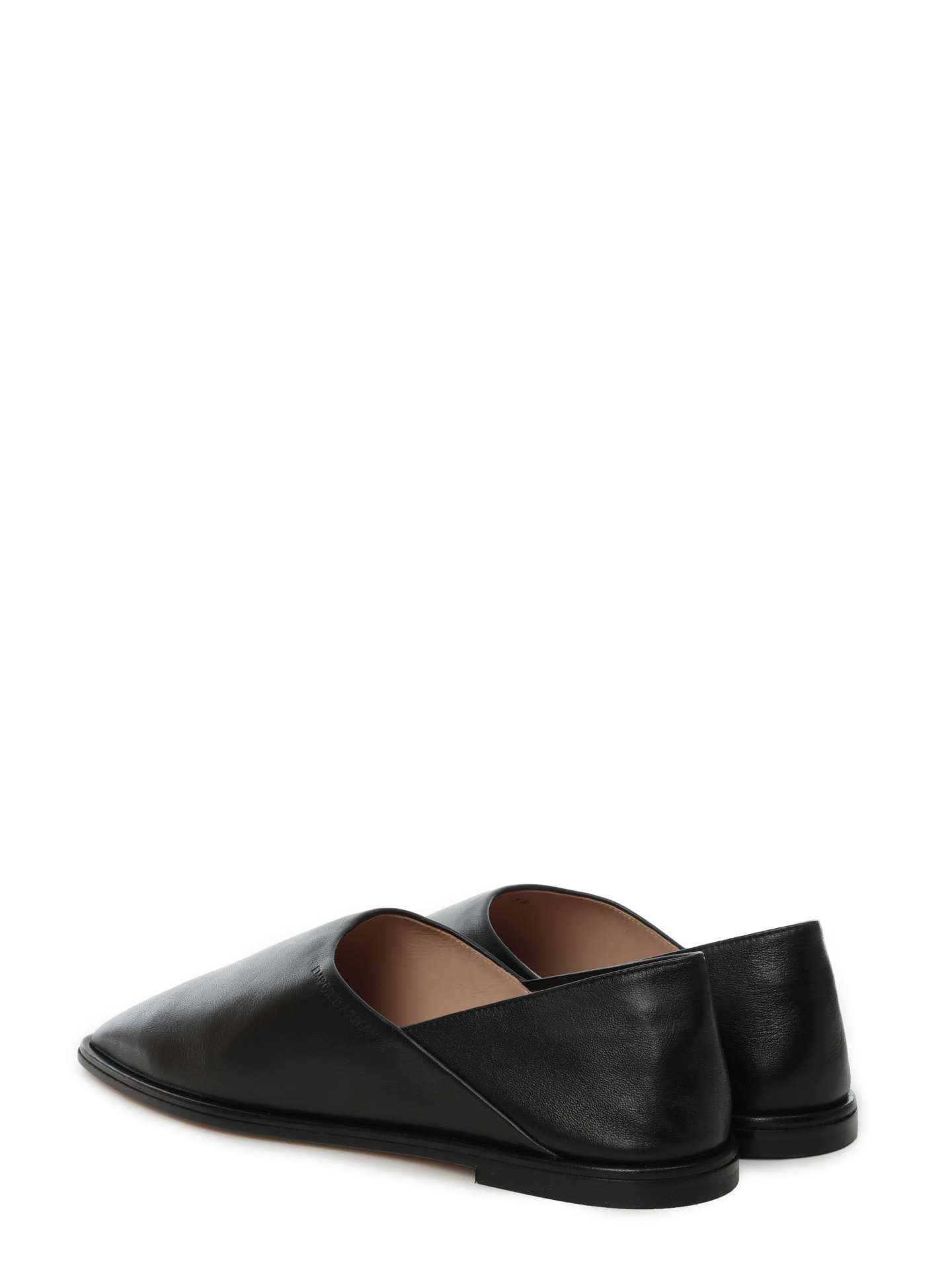 Балетки Emporio Armani X3D293 XF271 00002 кожаные женские — купить в интернет-магазине Verdistore