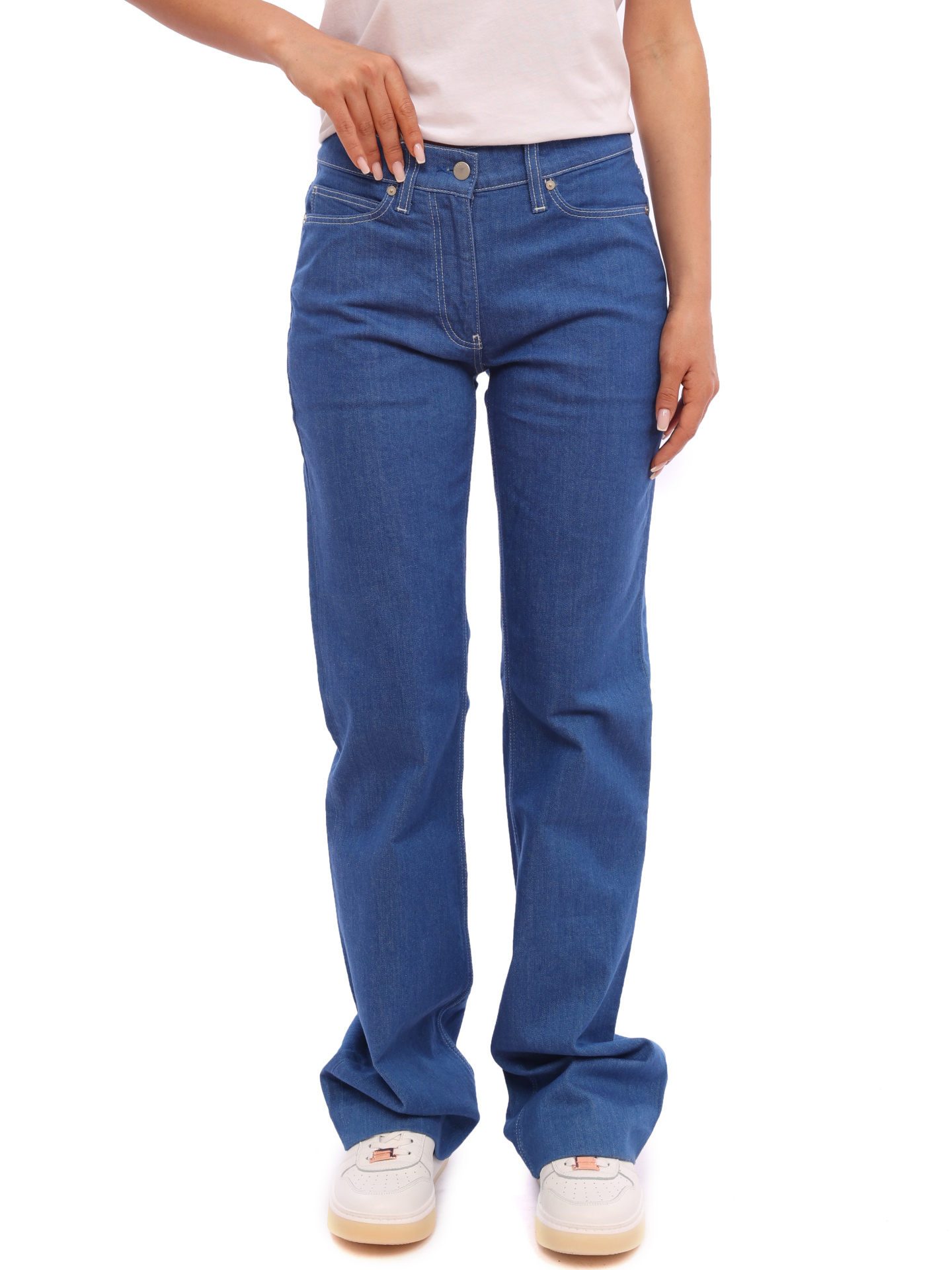 Джинсы Calvin Klein K20K200542 голубые женские — купить в интернет-магазине Verdistore
