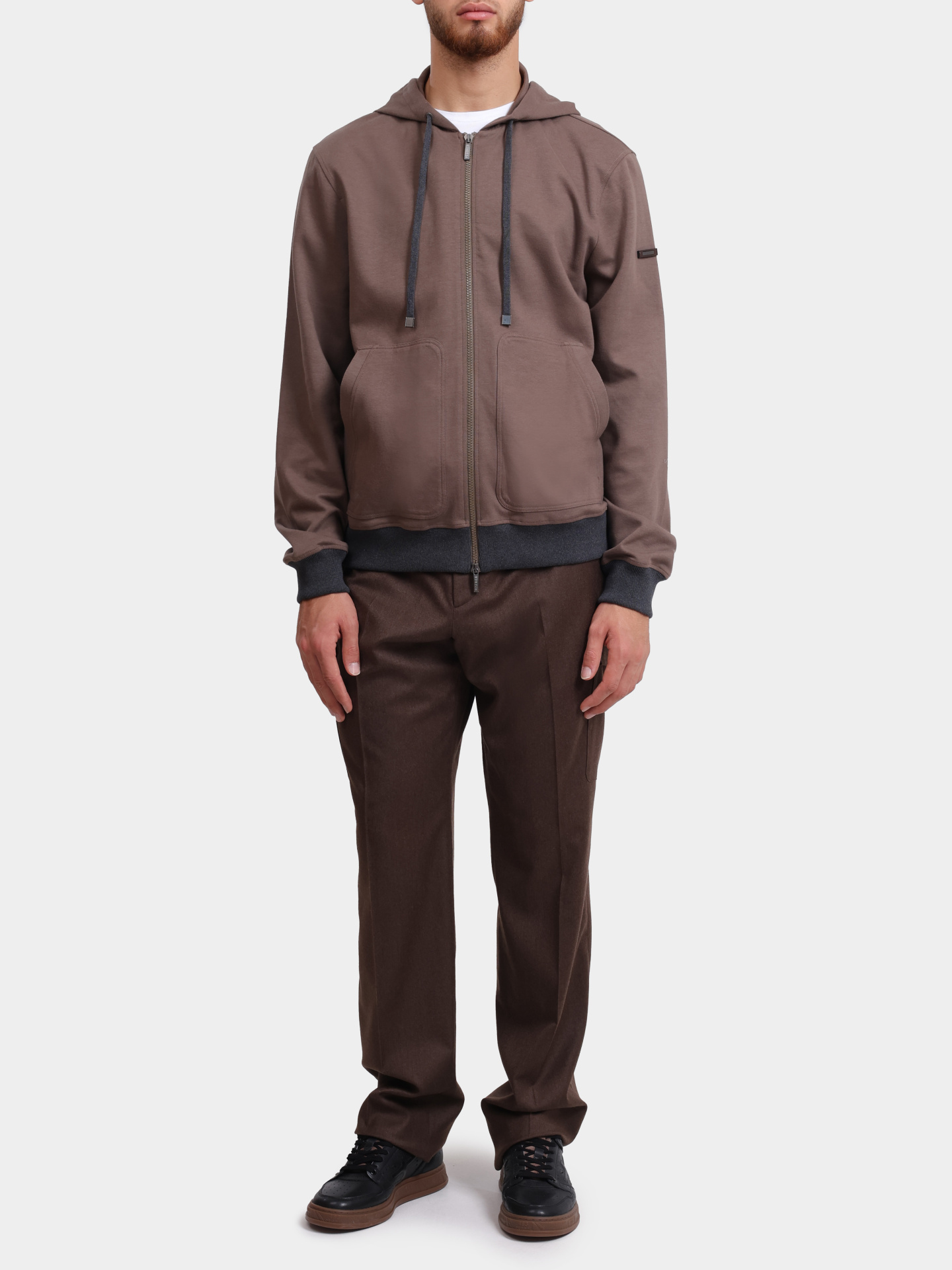 Мастерка Peserico R57011J0 0081D 54D хлопковая мужская — купить в интернет-магазине Verdistore