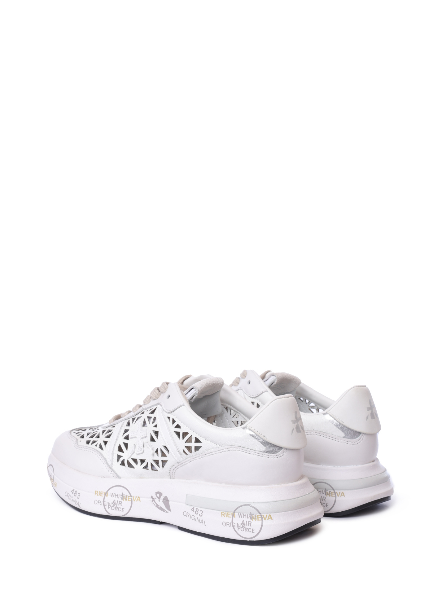 Кроссовки Premiata CASSIE VAR 7385 кожаные женские с перфорацией — купить в интернет-магазине Verdistore