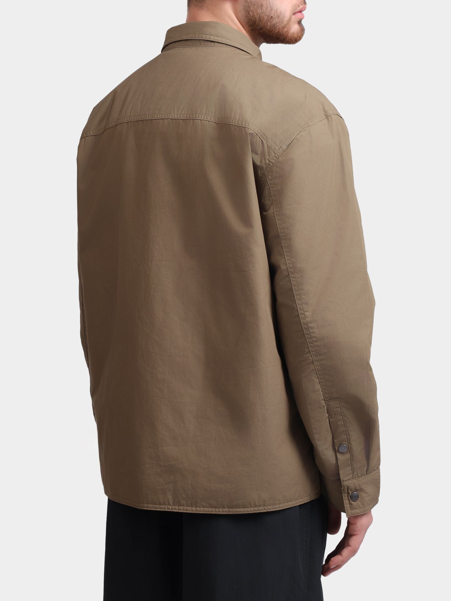 Куртка-рубашка Calvin Klein Jeans LV04RC401G VFB хаки мужская — купить в интернет-магазине Verdistore