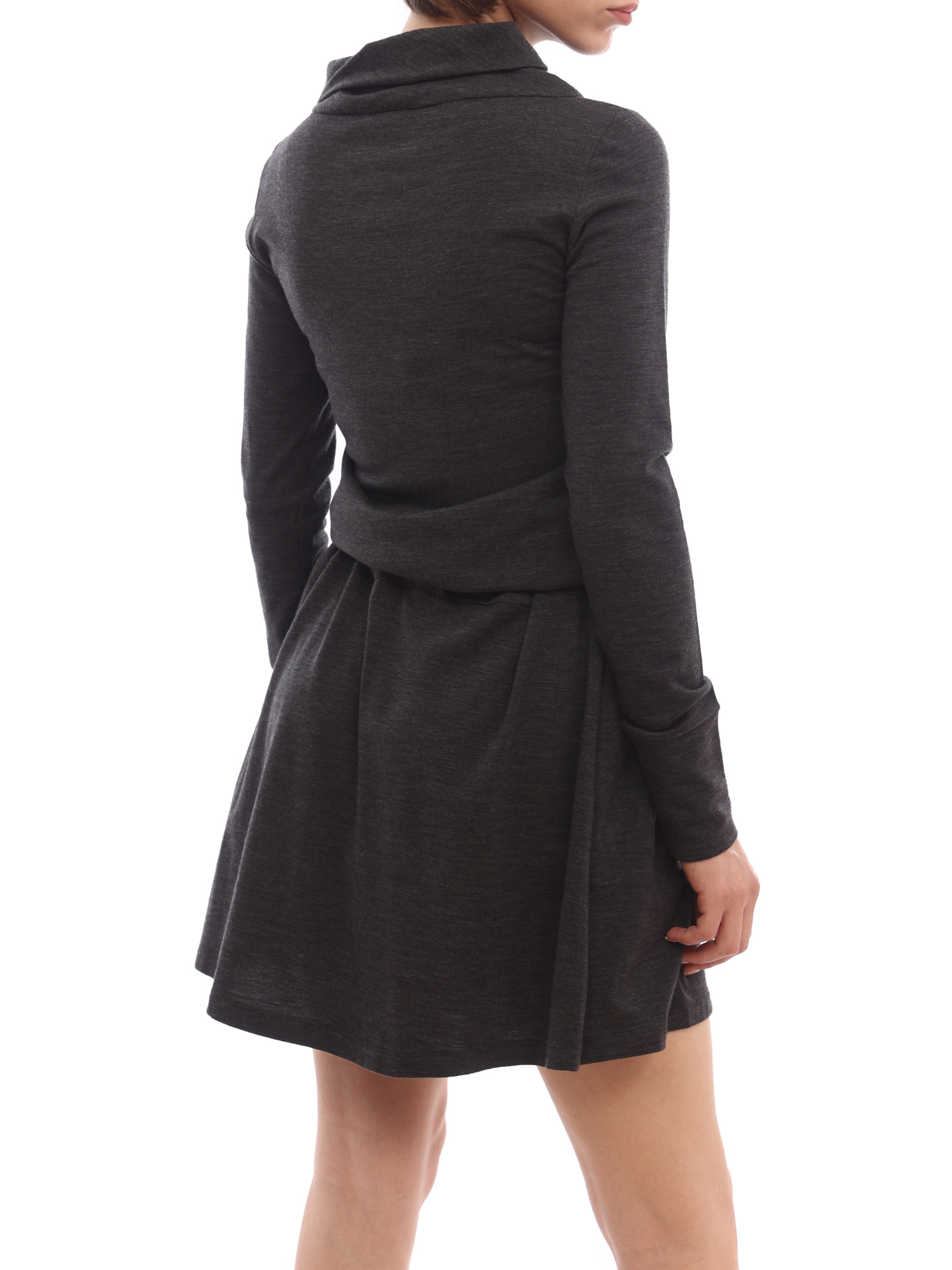 Платье Brunello Cucinelli MR905A9540 серое женское — купить в интернет-магазине Verdistore