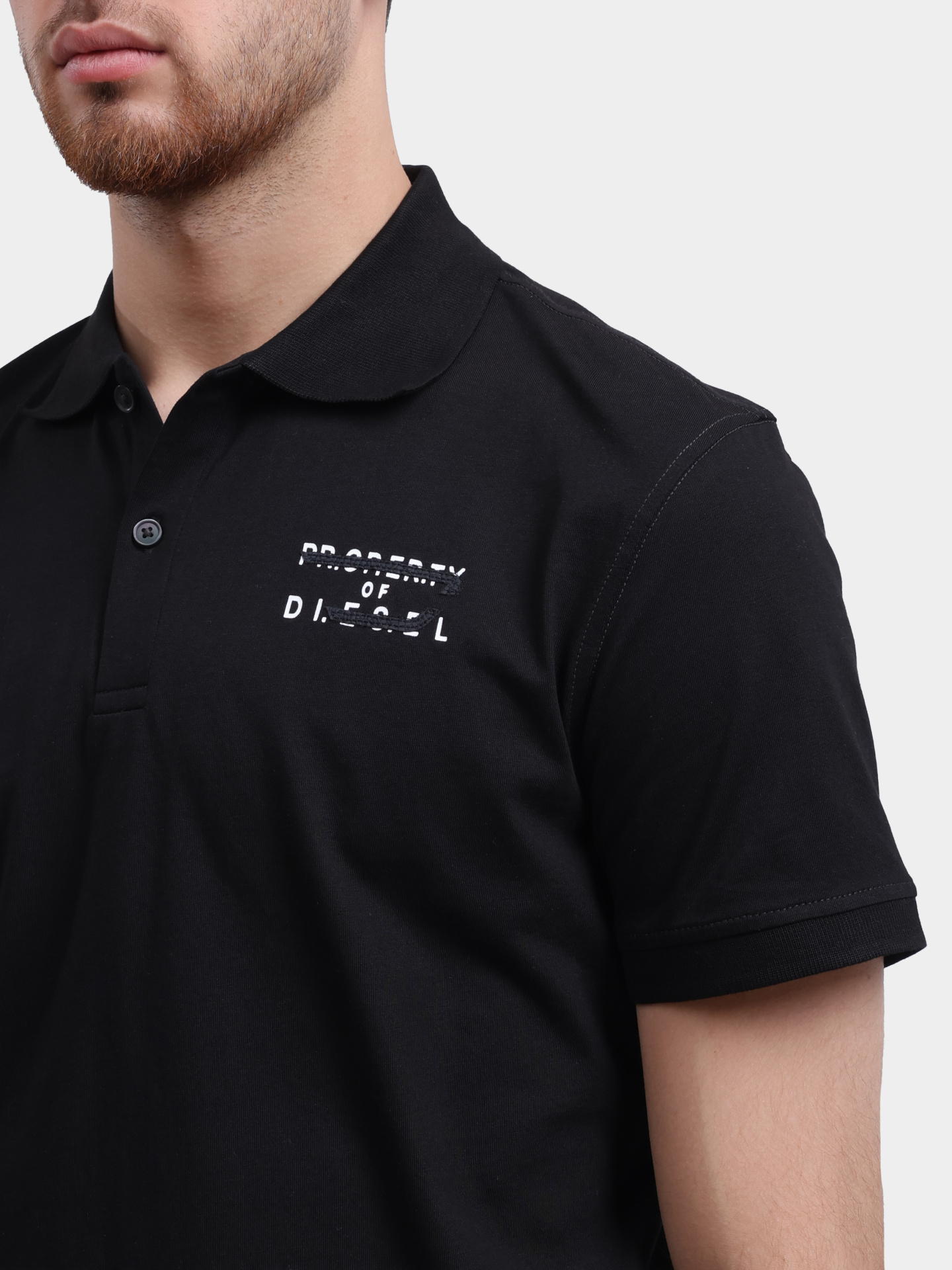 Поло Diesel A218890QIAM9XX хлопковое мужское — купить в интернет-магазине Verdistore