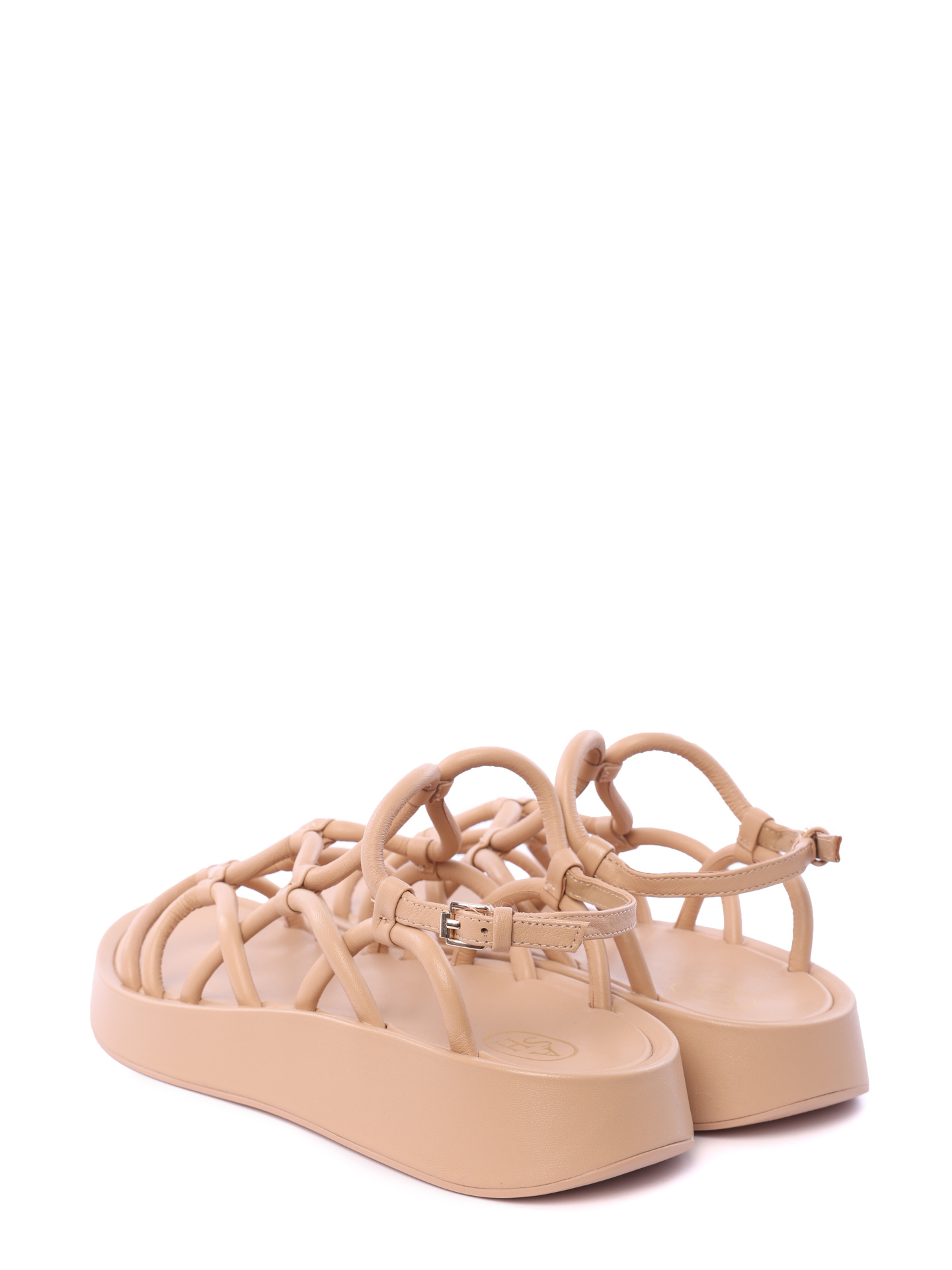 Сандалии ASH 8AH.AH125865.K бежевые женские из кожи — купить в интернет-магазине Verdistore