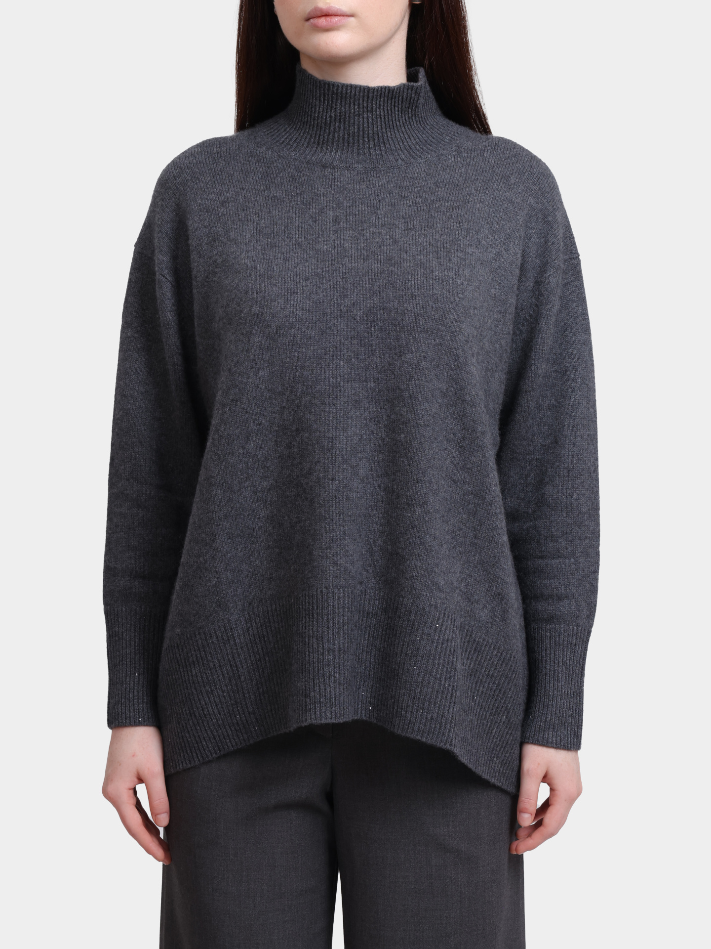 Свитер Re Vera 56W-11-1940 серый женский с пайетками — купить в интернет-магазине Verdistore