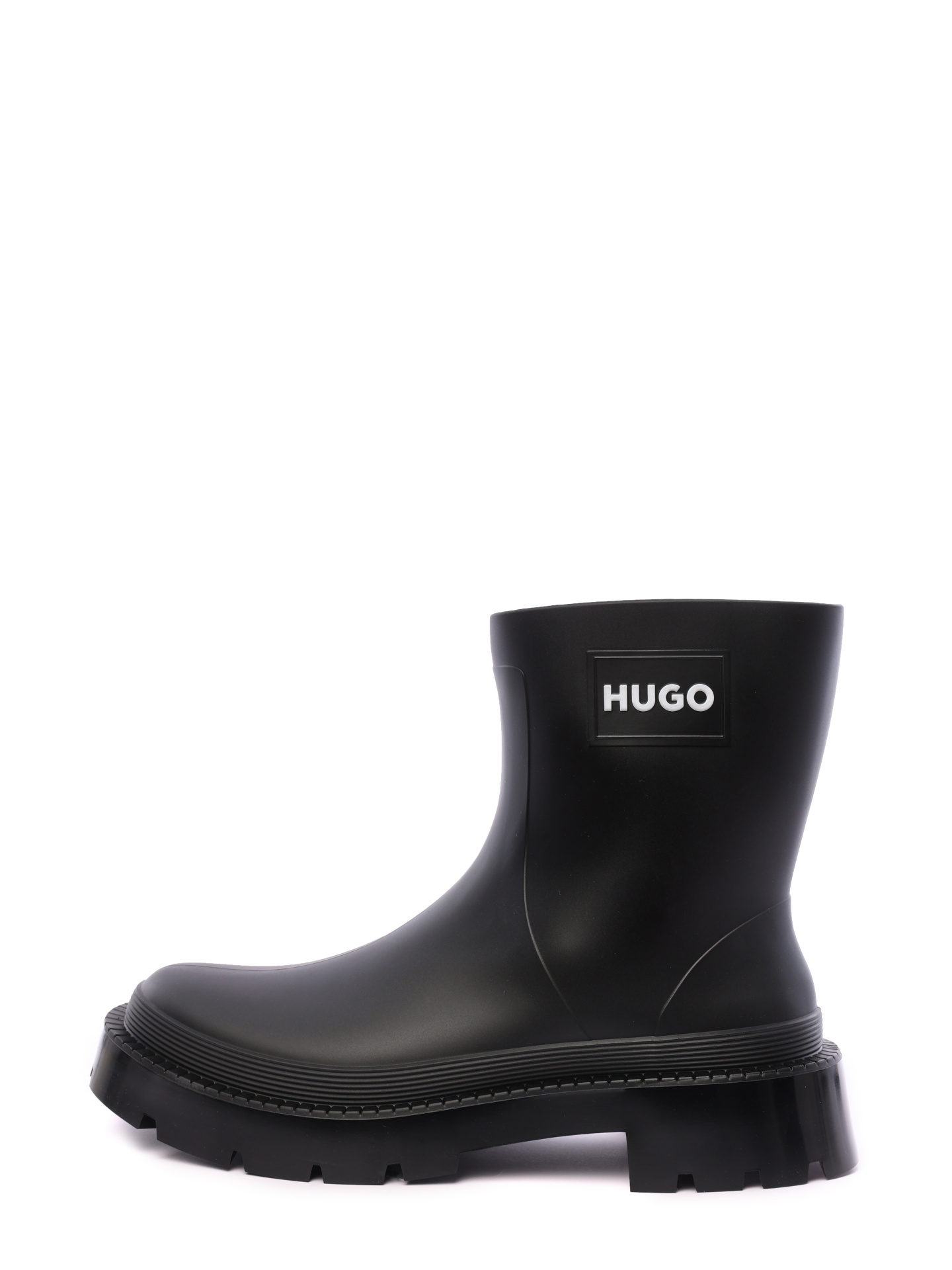 Резиновые полусапоги 50487964 001 черные женские с логотипом — купить в интернет-магазине Verdistore