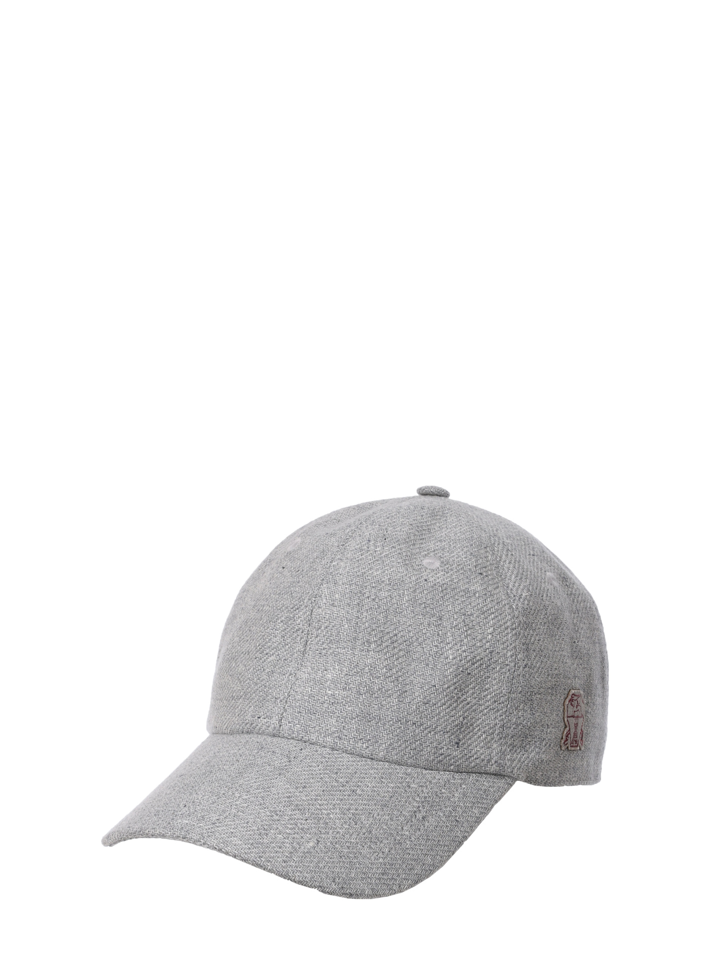 Бейсболка Brunello Cucinelli MW4829979 C1001 светло-серая мужская с логотипом — купить в интернет-магазине Verdistore