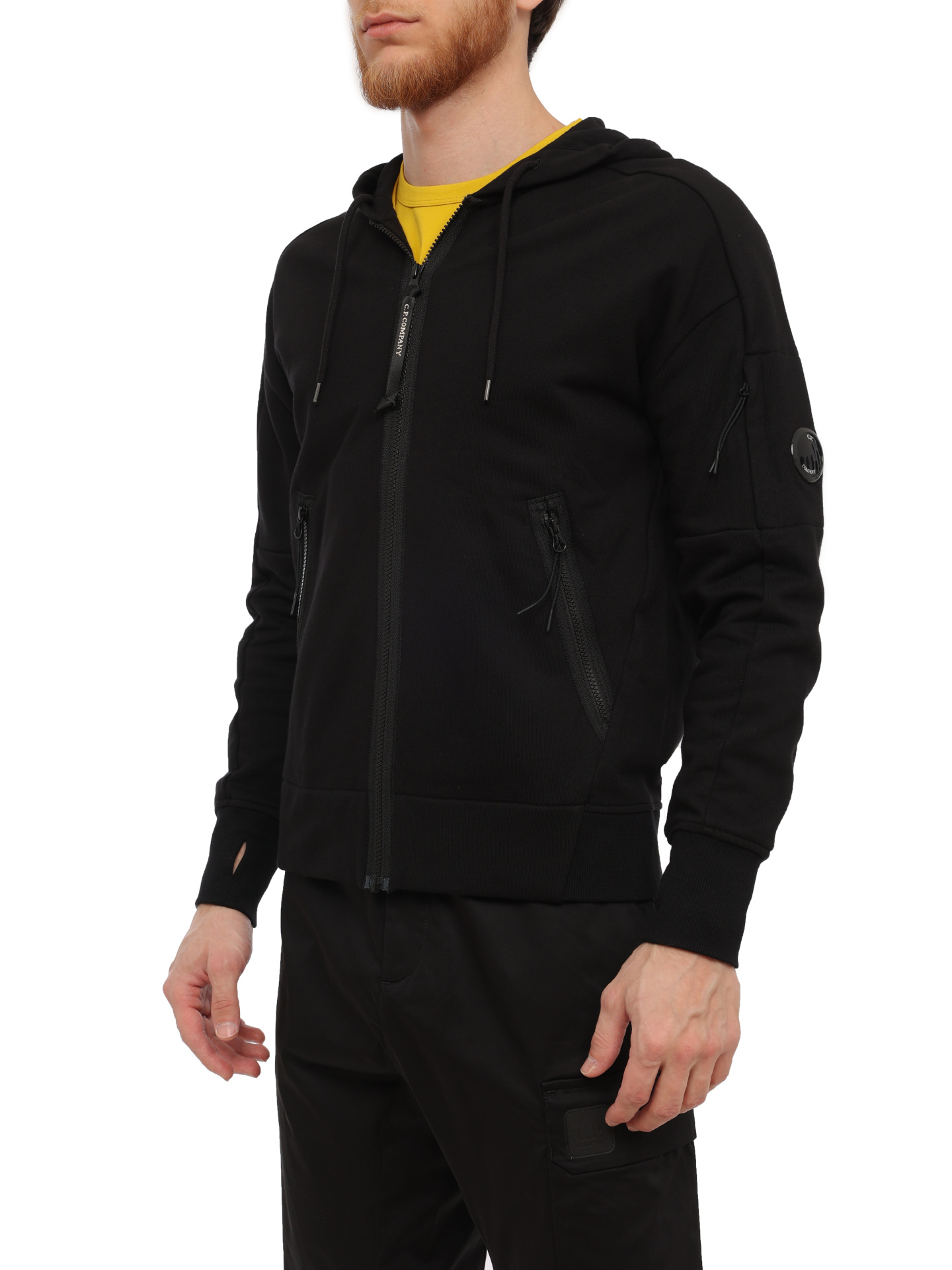 Худи C.P. Company 16CMSS400A-005086W 999 черное мужское — купить в интернет-магазине Verdistore