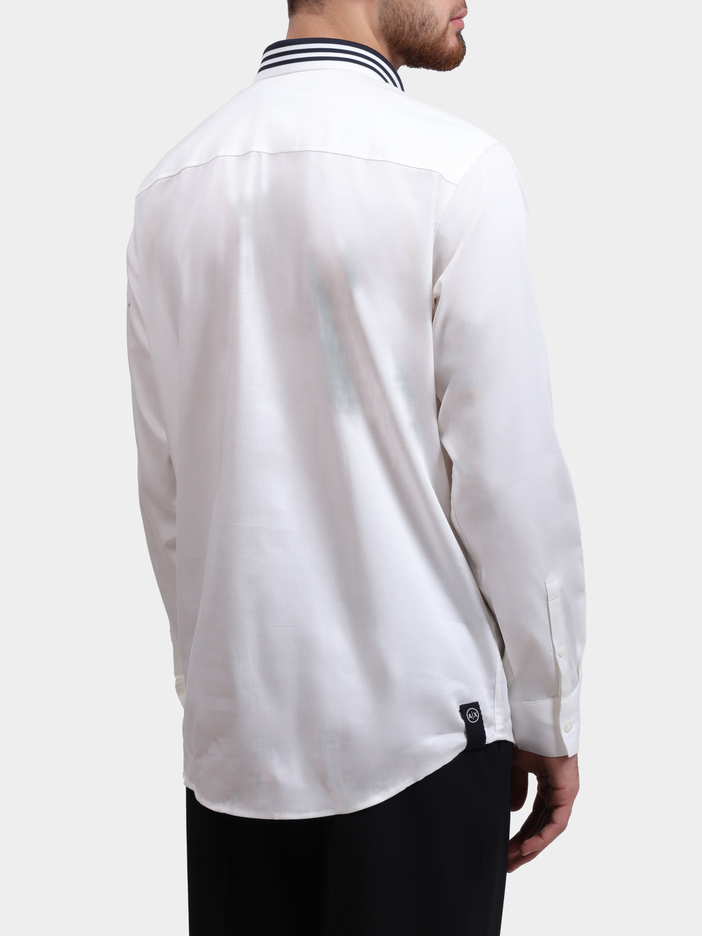 Рубашка Armani Exchange XM000958 AF10192 U0009 хлопковая мужская — купить в интернет-магазине Verdistore