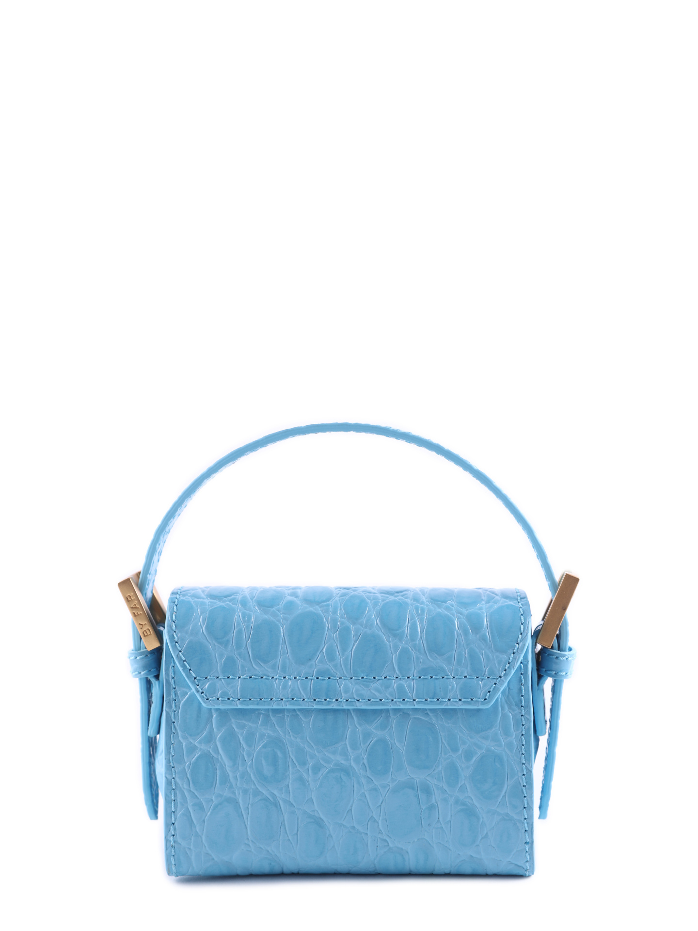 Сумка By Far 22CRMCFOLGNCCESMA LGN бирюзовая женская из кожи — купить в интернет-магазине Verdistore