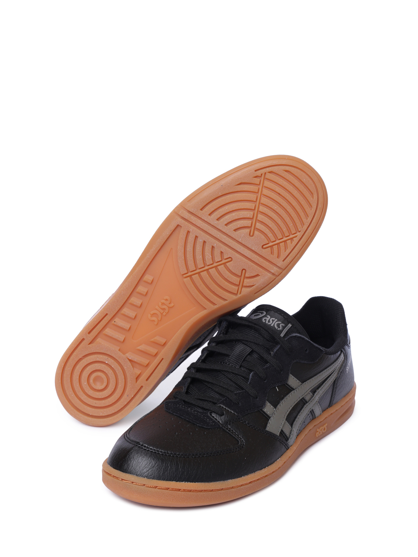 Кеды Asics 1203A451 001 черные мужские на коричневой подошве — купить в интернет-магазине Verdistore
