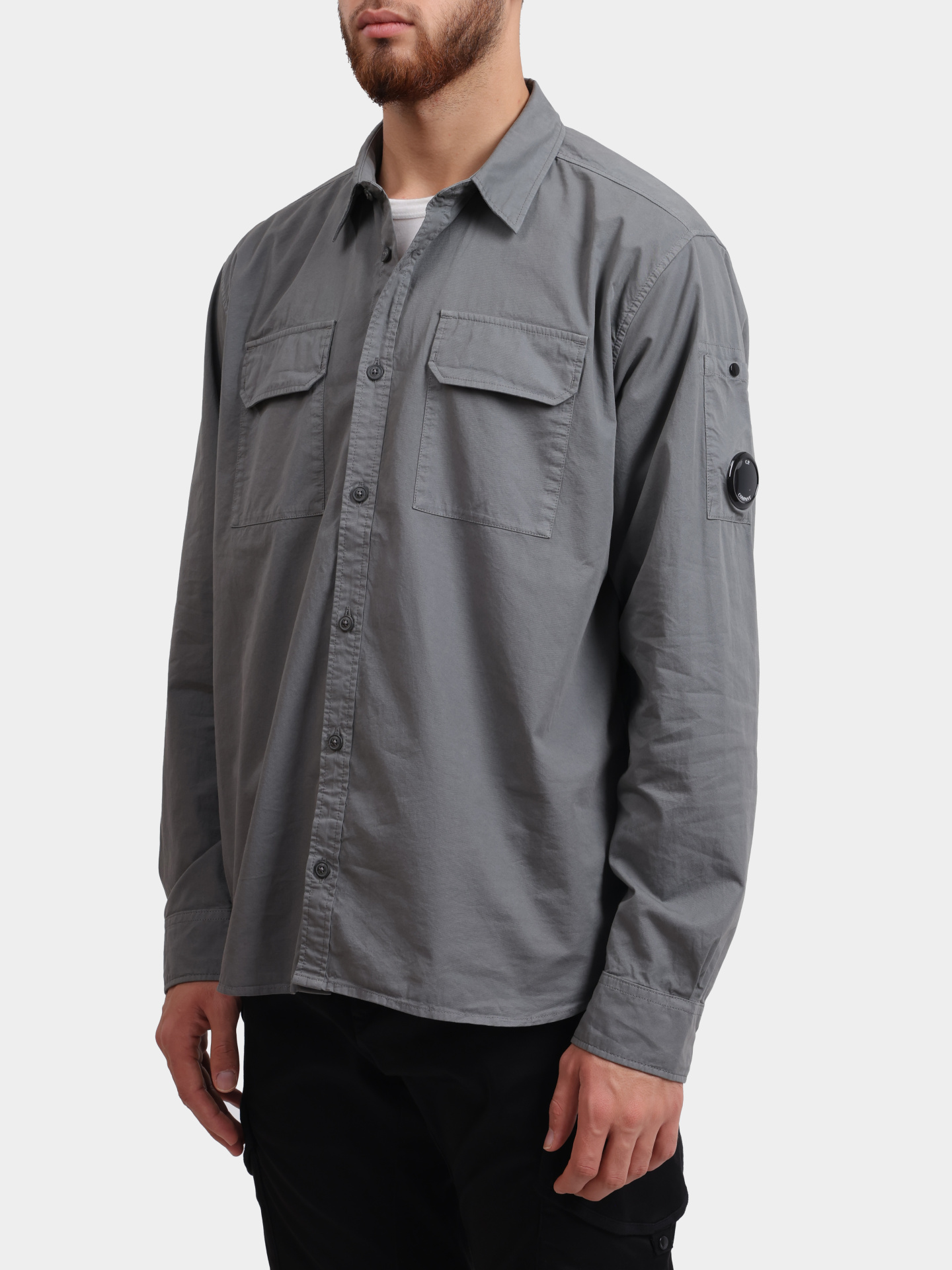 Рубашка C.P. Company 18CMSH140A110143G 935 хлопковая мужская — купить в интернет-магазине Verdistore