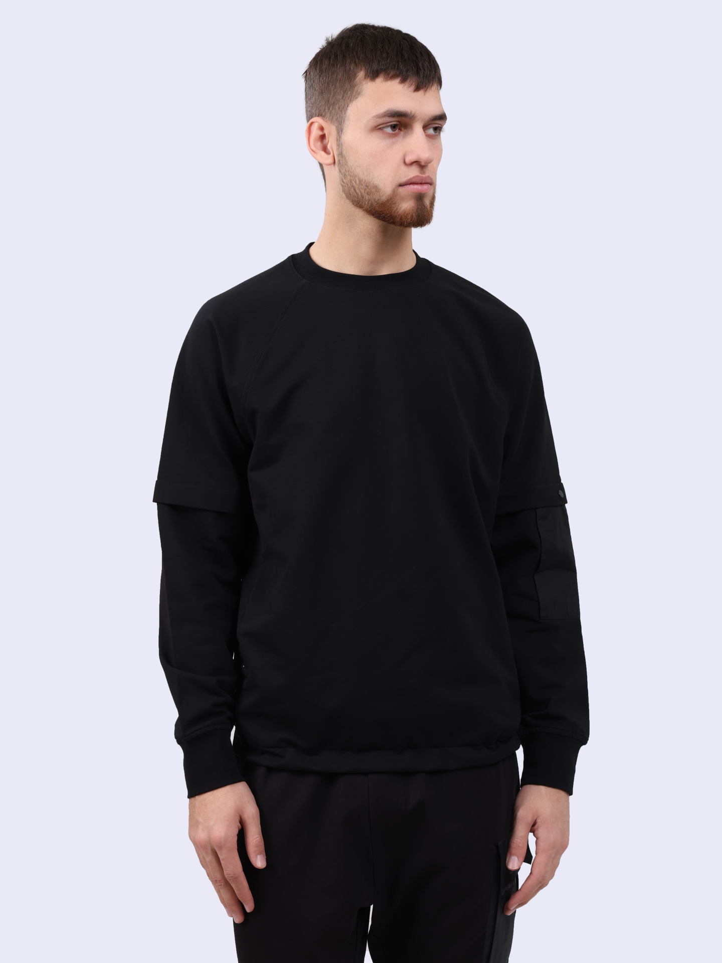 Свитшот C.P. Company 17CLSS029A 006452N 999 черный мужской — купить в интернет-магазине Verdistore