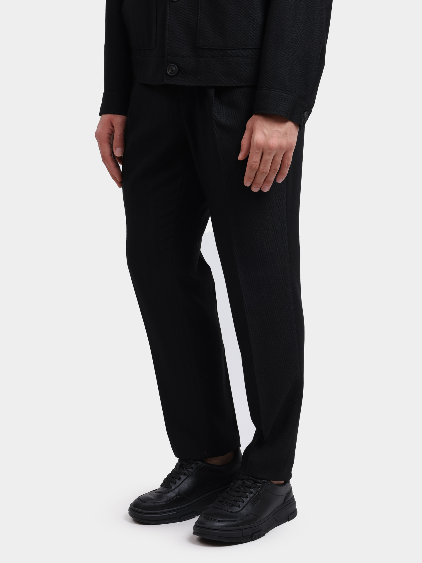 Брюки Hugo 10271766 01 50544673 001 черные мужские — купить в интернет-магазине Verdistore