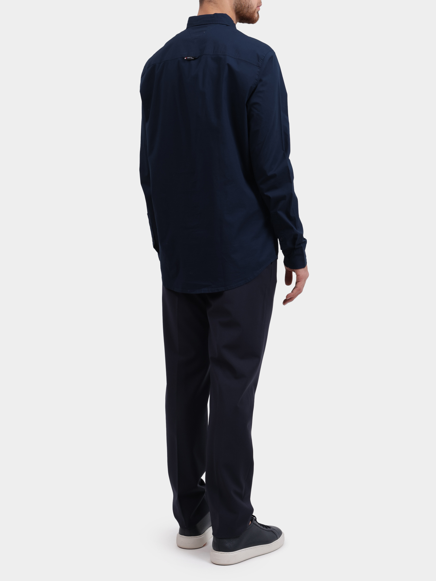 Рубашка Tommy Jeans DM0DM19519 C1G хлопковая мужская — купить в интернет-магазине Verdistore