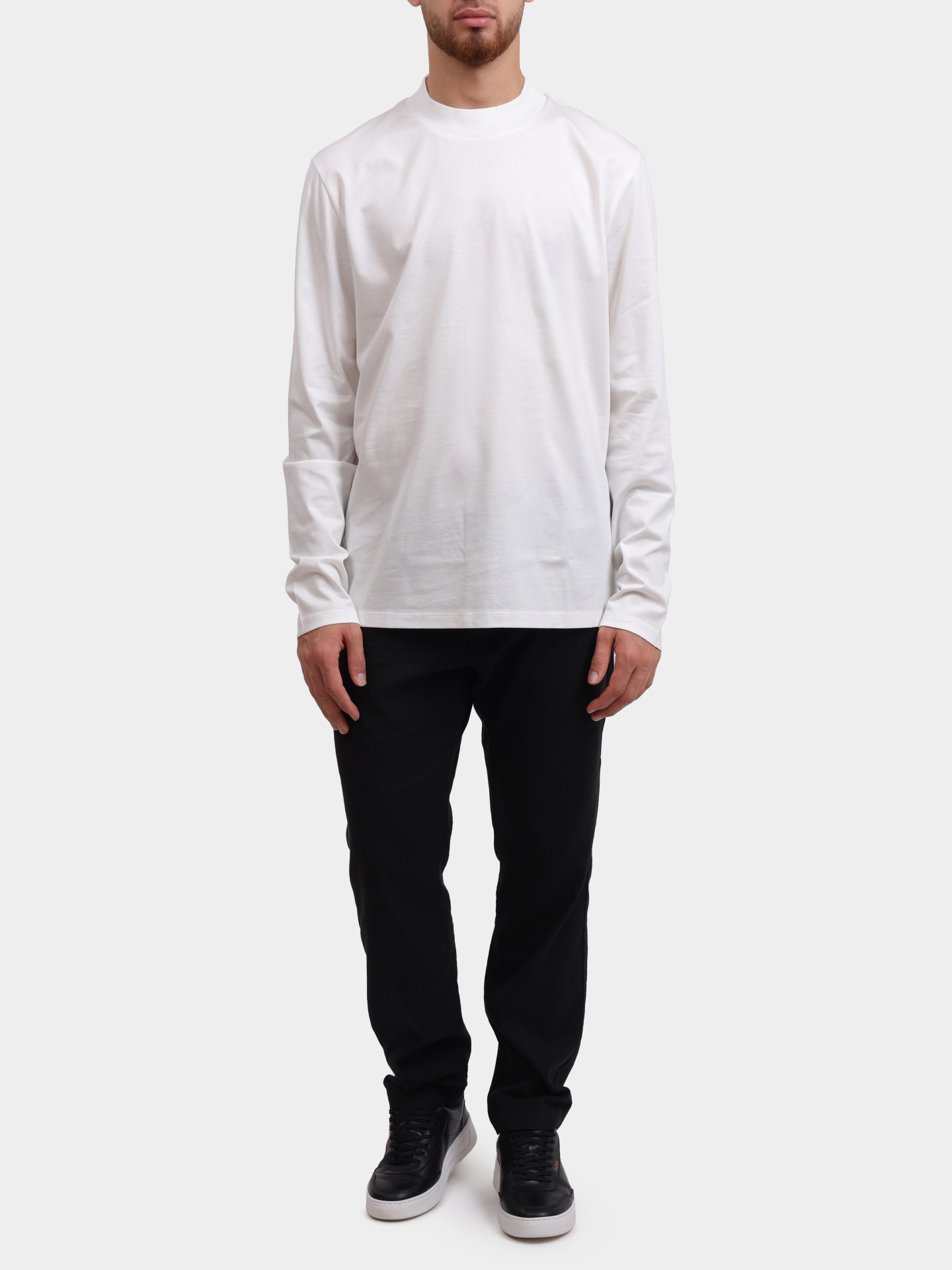 Лонгслив Hugo 50544281 102 белый мужской — купить в интернет-магазине Verdistore