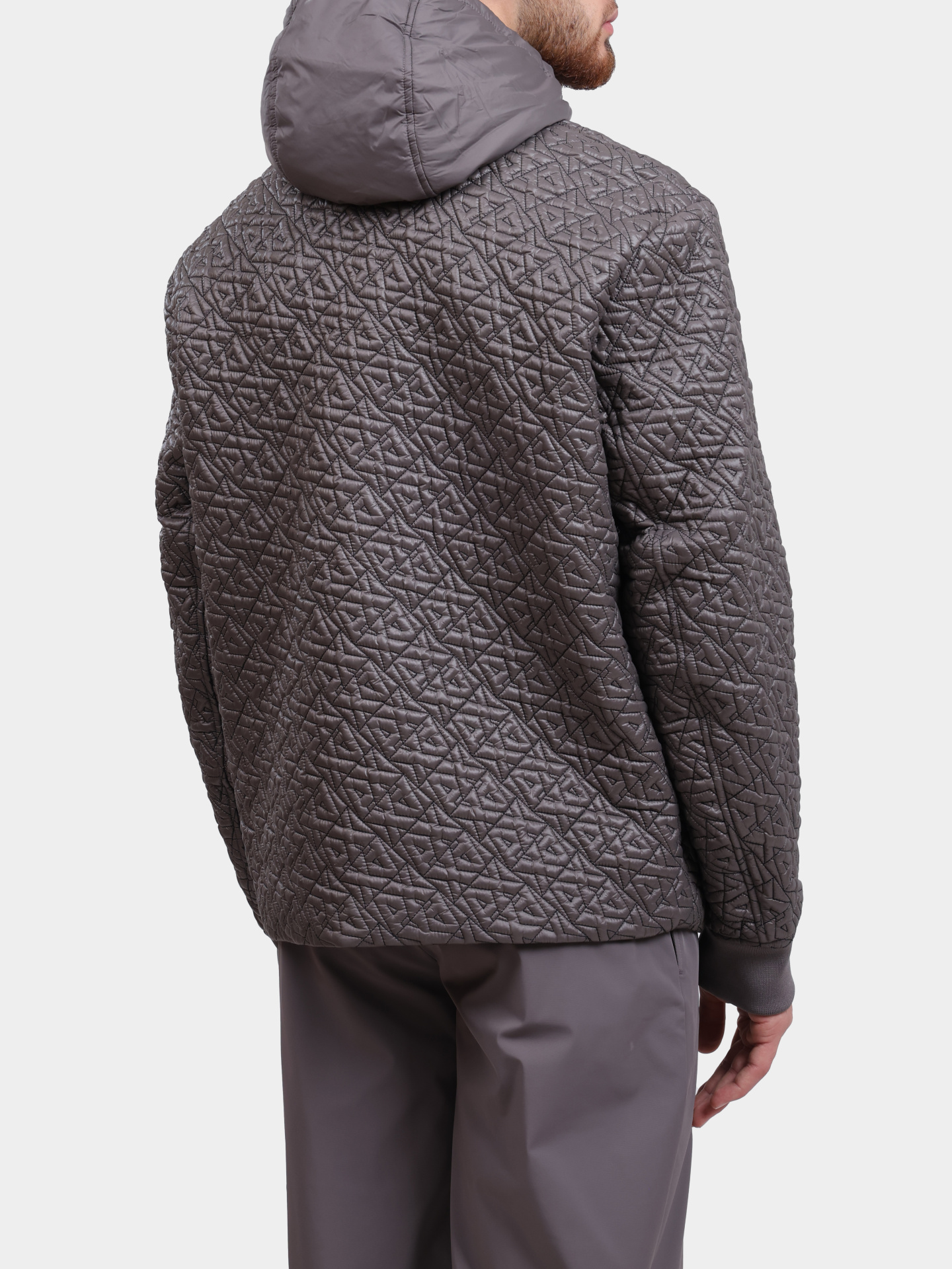 Куртка Armani Exchange XM001093 AF16589 F8044 серая мужская — купить в интернет-магазине Verdistore