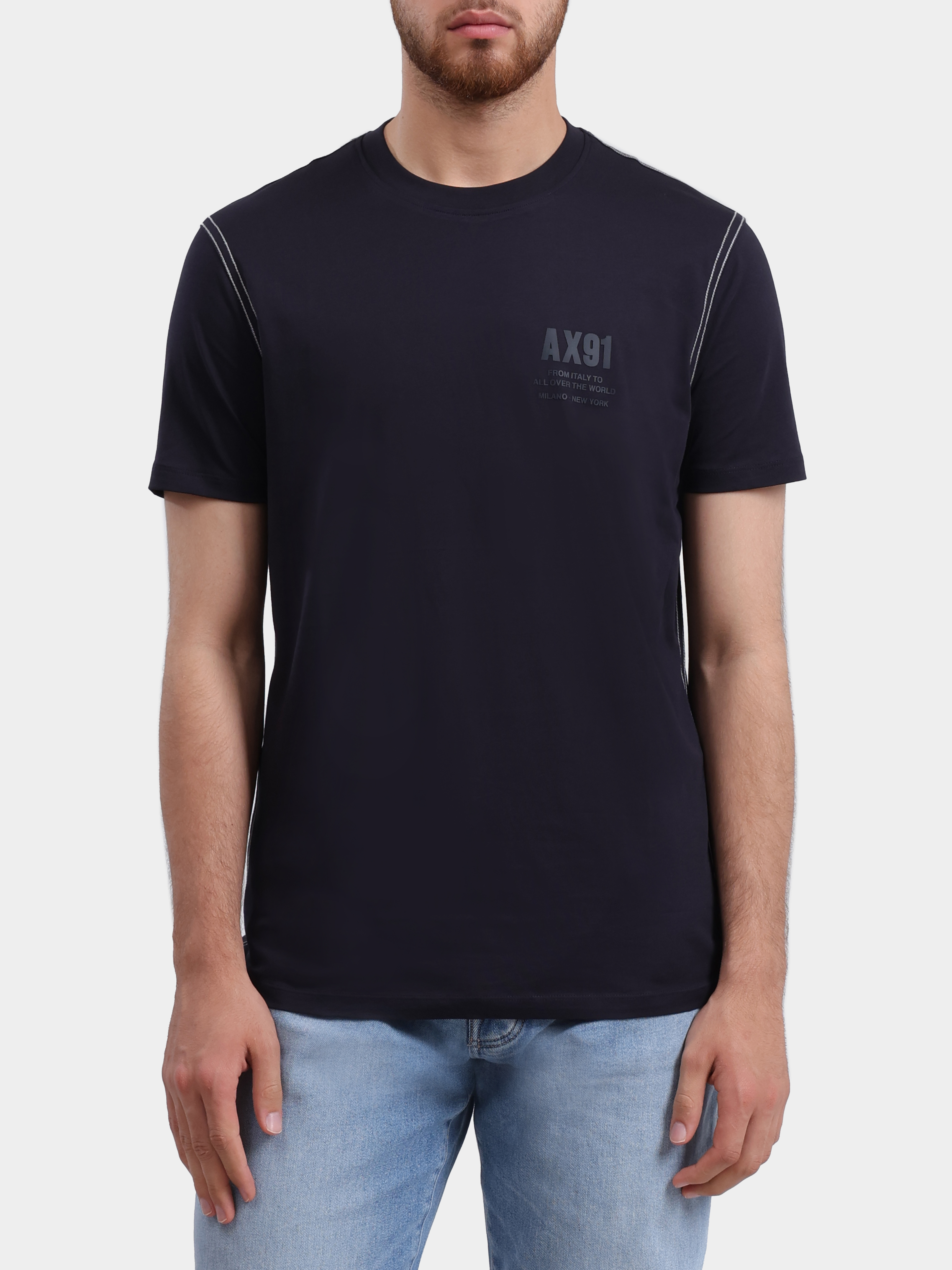 Футболка Armani Exchange XM002474 AF10358 UB101 хлопковая мужская — купить в интернет-магазине Verdistore