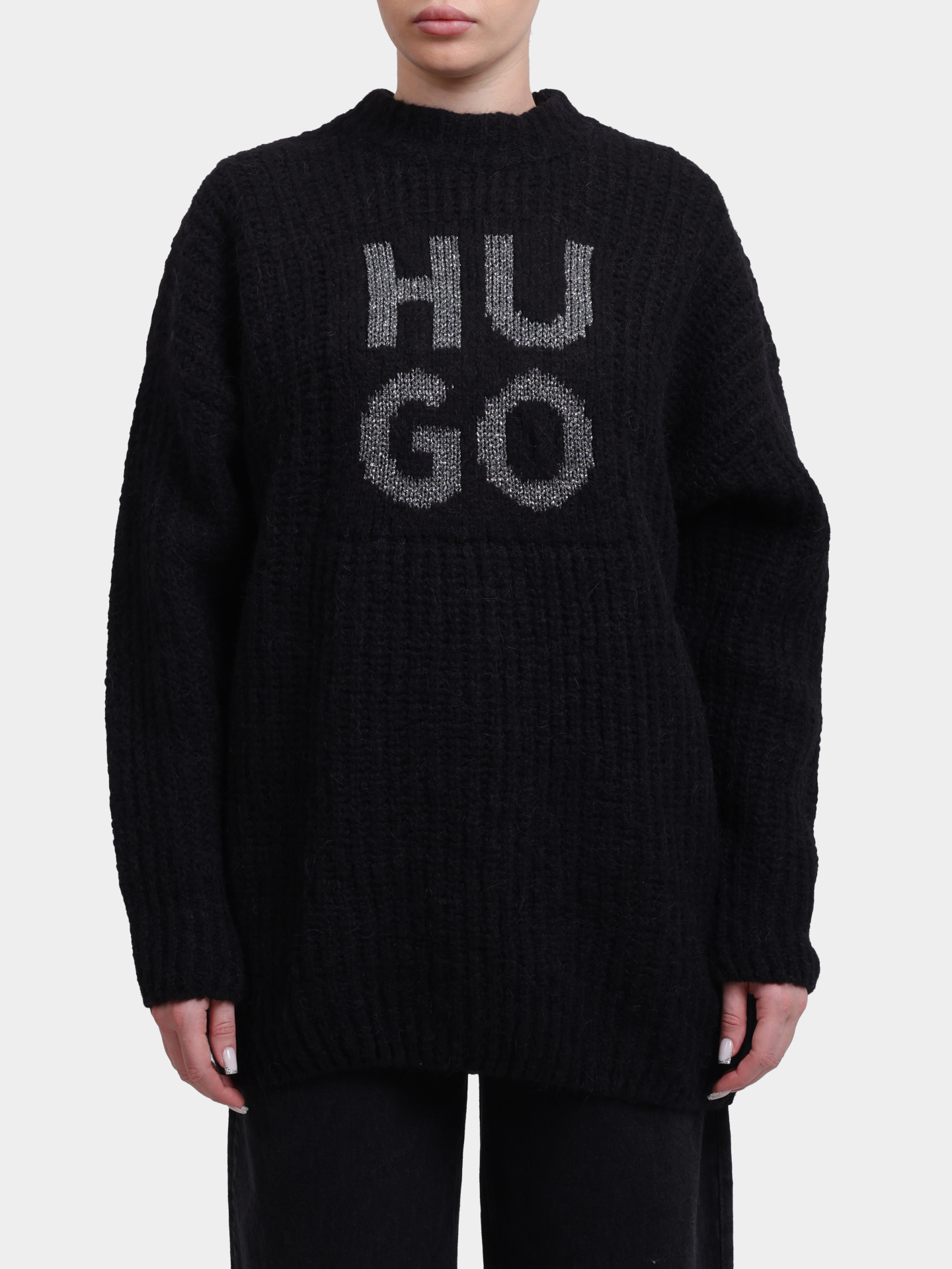 Свитер Sloguis 10274080 01 50548245 001 черный женский — купить в интернет-магазине Verdistore