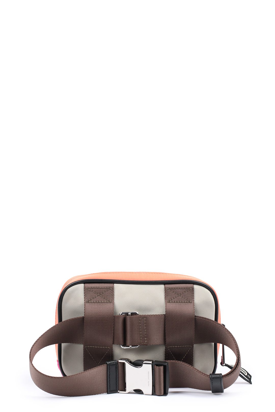 Поясная сумка из твила с кожаной отделкой и логотипом — купить в интернет-магазине Verdistore