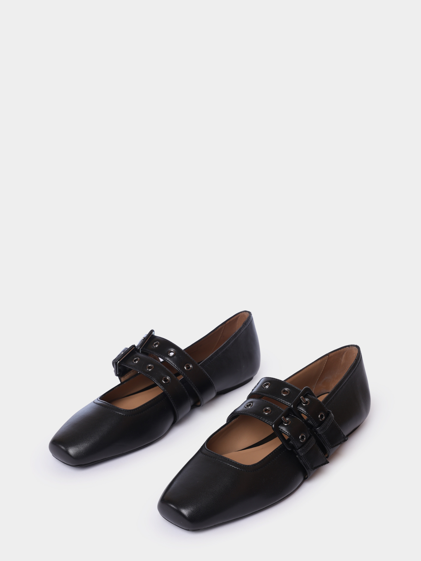 Балетки Emporio Armani EW002824 AF14915 UC001 кожаные женские — купить в интернет-магазине Verdistore