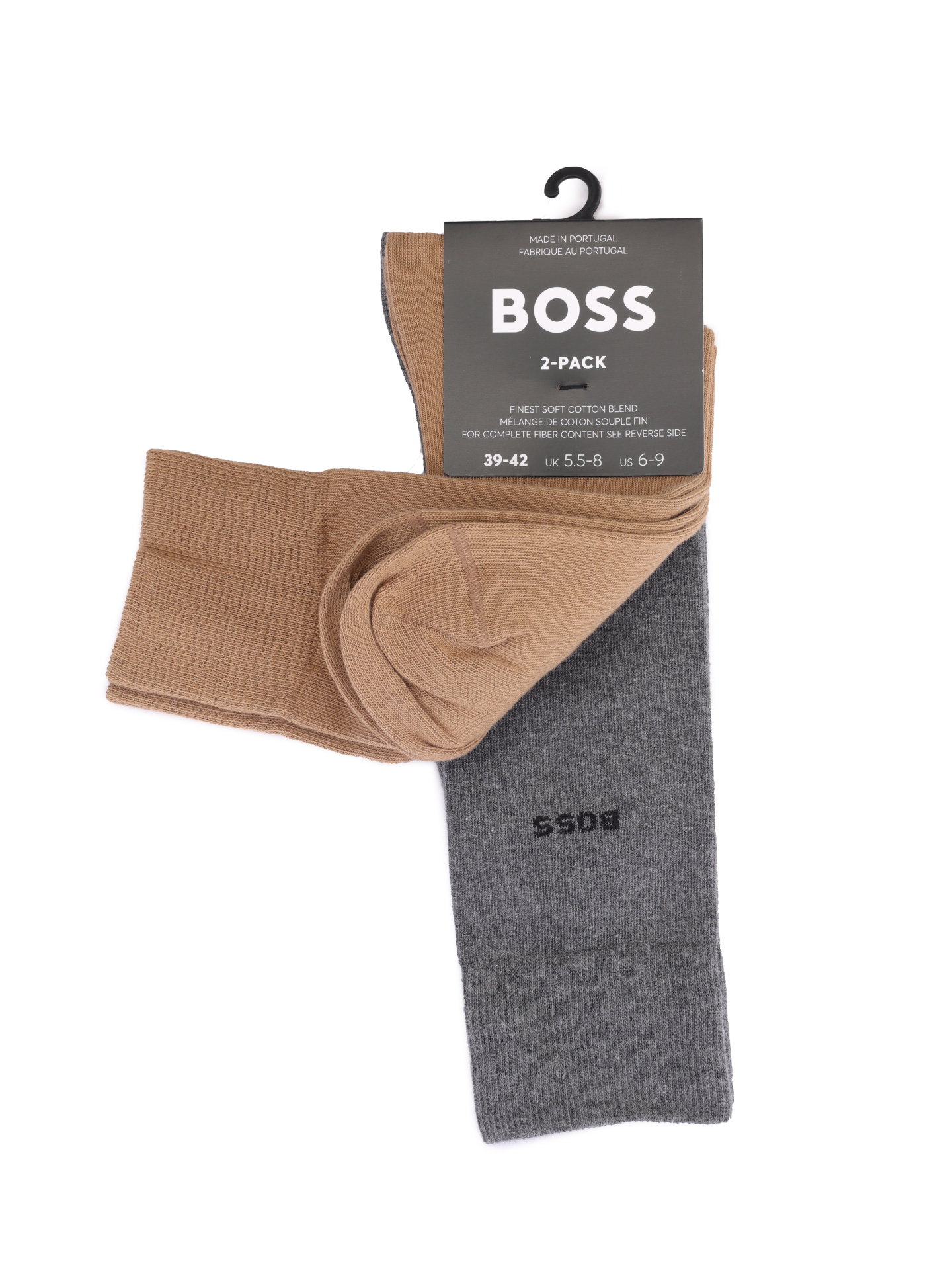 Носки Boss 50467709 261 бежевые мужские с логотипом — купить в интернет-магазине Verdistore