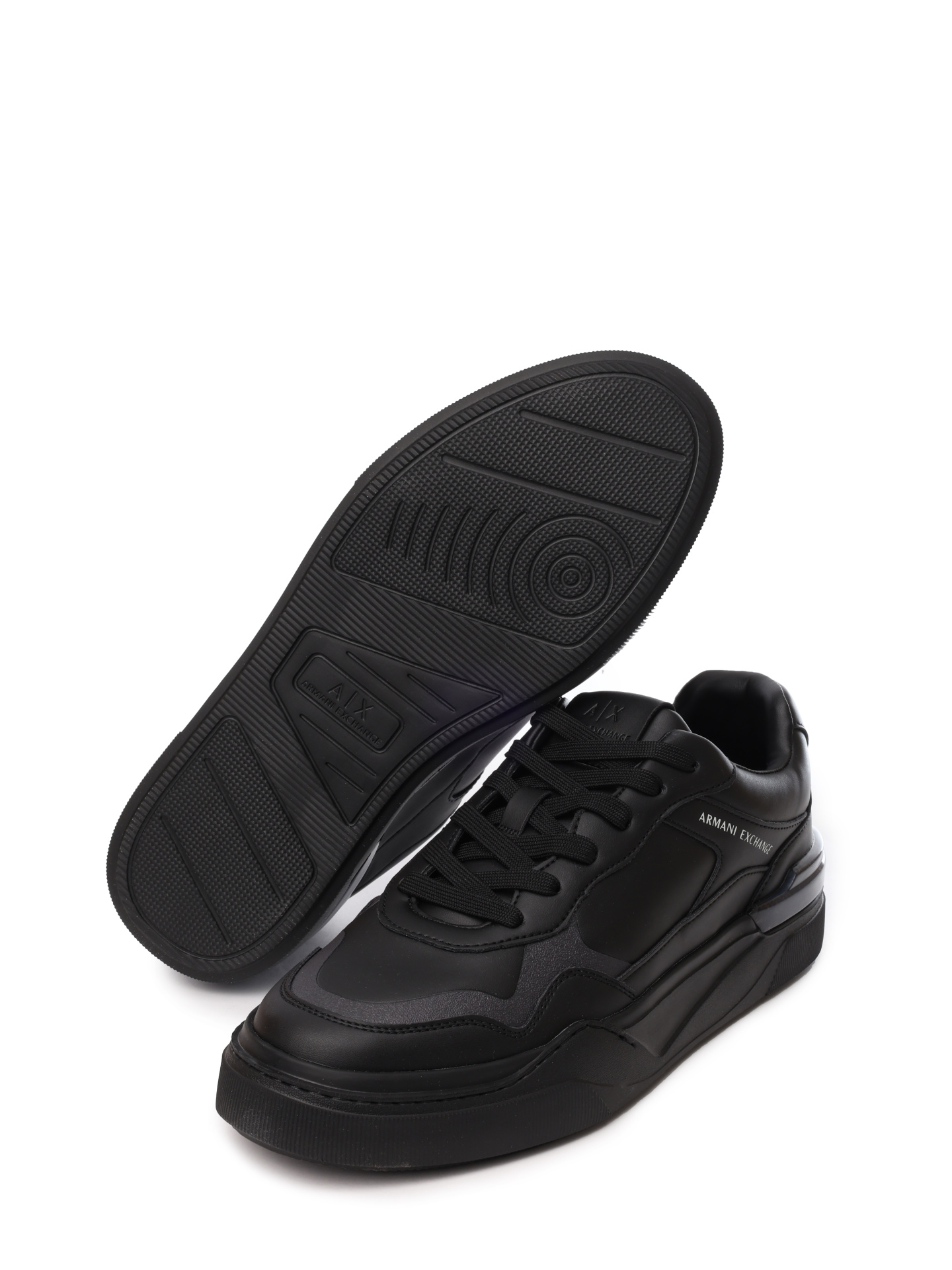 Кроссовки Armani Exchange XUX219 XV857 00002 черные мужские из эко-кожи  — купить в интернет-магазине Verdistore